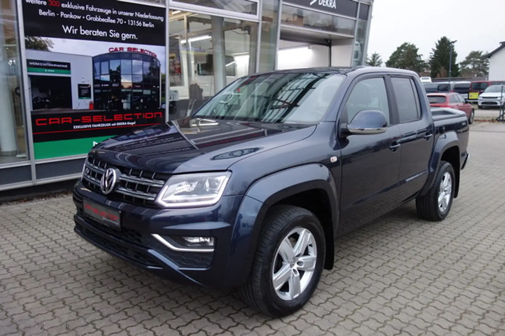 Volkswagen Amarok 3,0 TDI V6 Highline 4Mot STDHZG/AHK/XEN/KAM Blau - 1