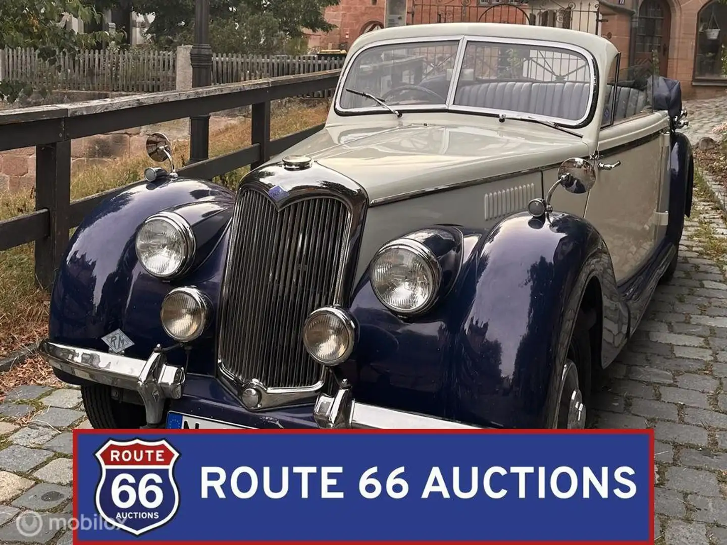 Oldtimer Riley RMD Cabriolet | 1950 | Route 66 Auctions Schwarz - 1