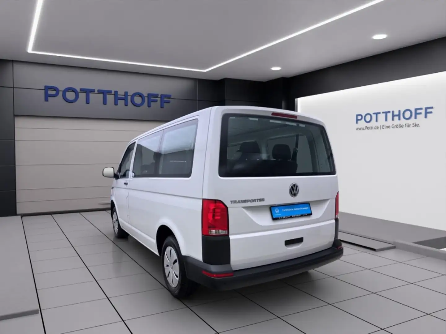 Volkswagen T6.1 Transporter Kombi 2.0 TDI 9-SITZER NAVI GRA PDC KLIMA Weiß - 2
