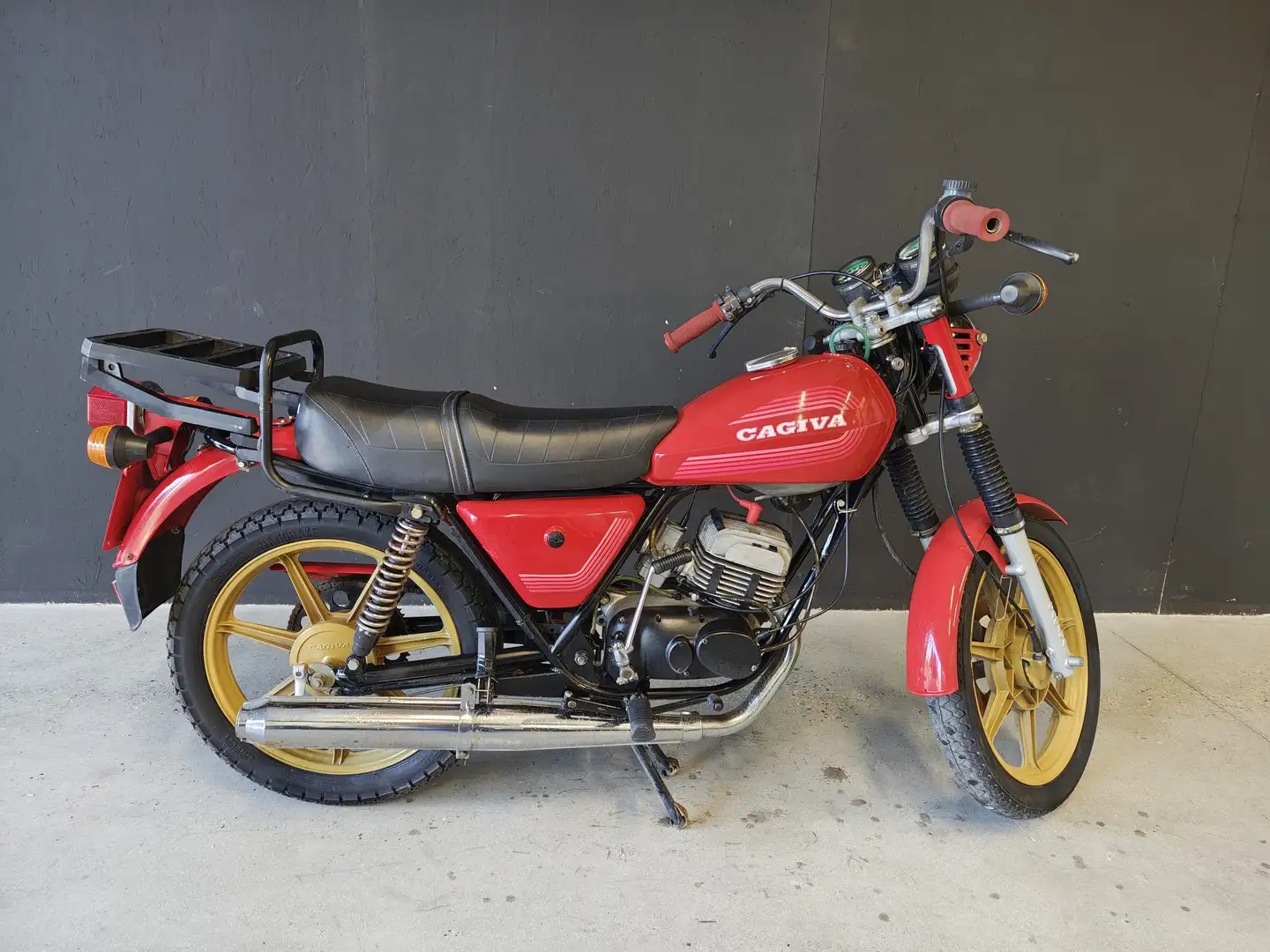 Cagiva SST 125 - SOLO EXPORT Rouge - 1