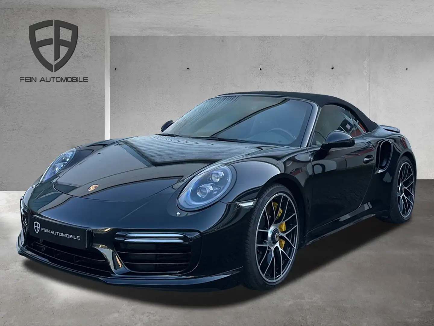 Porsche 991 911 991.2 TurboS Cabrio*LED*Sitzbelüft*Approved* Noir - 1