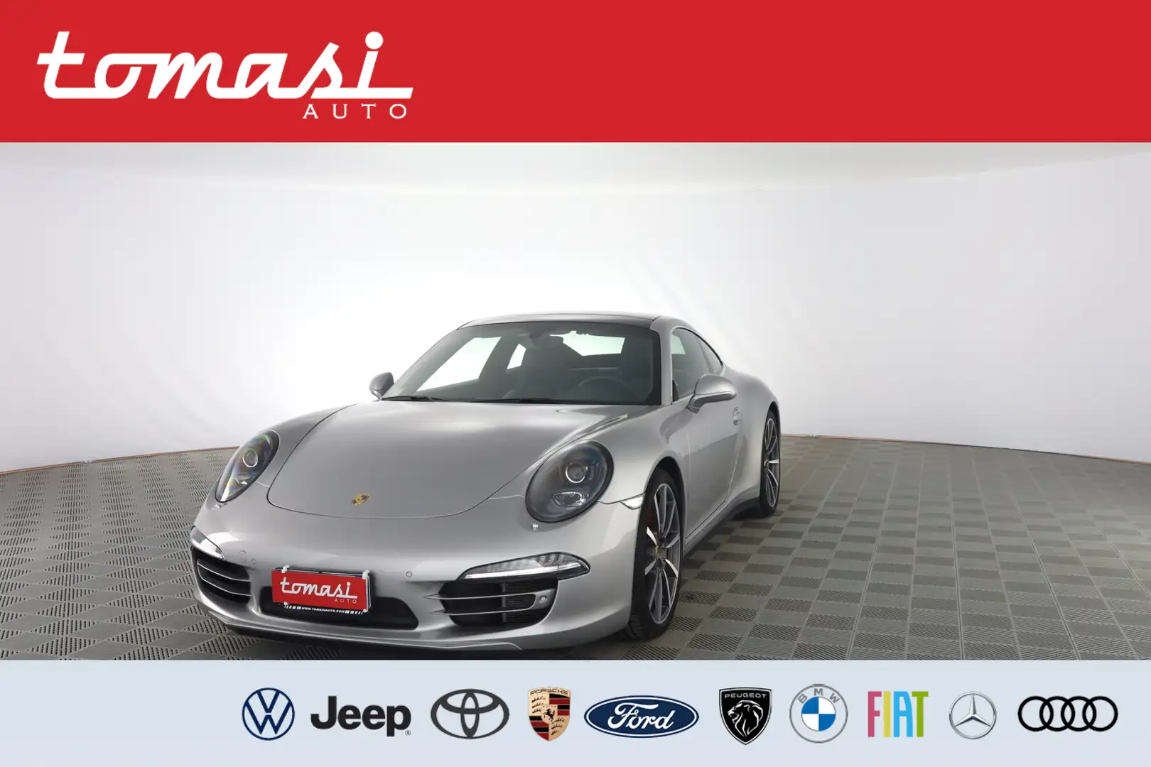 Porsche 911 3.8 Carrera 4S Coupé TETTO PANORAMICO APRIBILE srebrna - 1