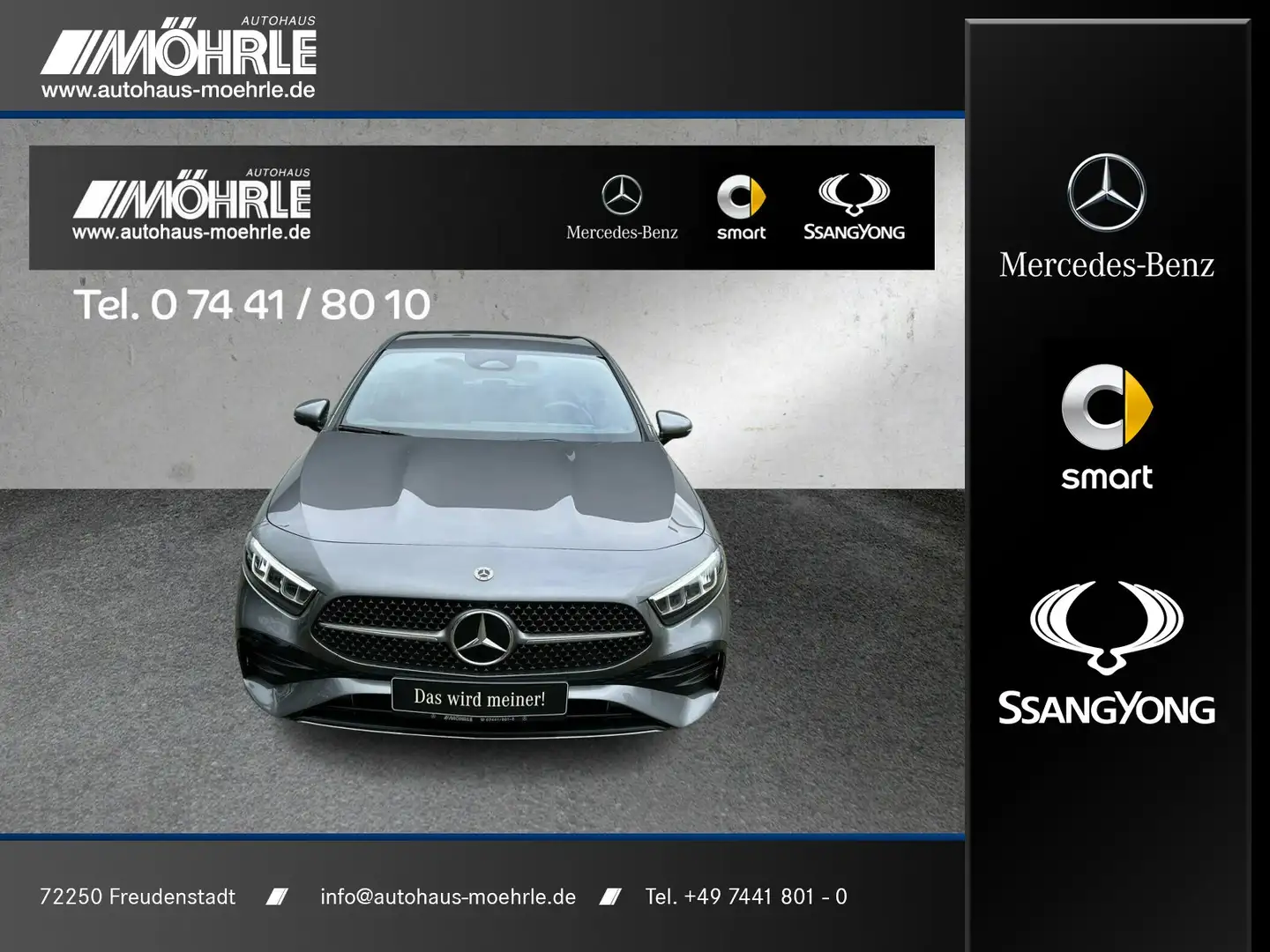 Mercedes-Benz A 200 A 200 AMG-Line Advanced Plus Winter-Paket LED Grau - 1