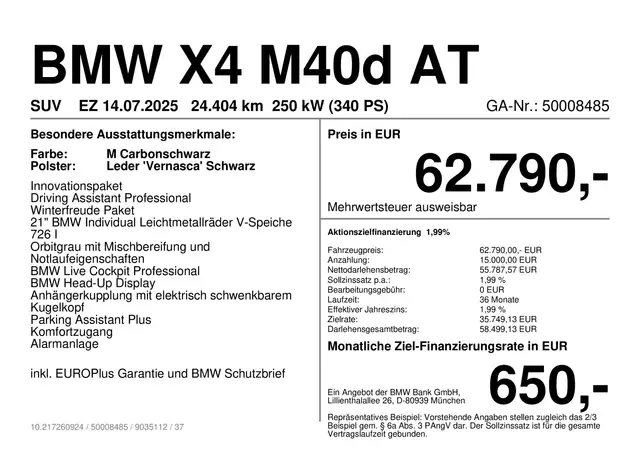 BMW X4 view 2
