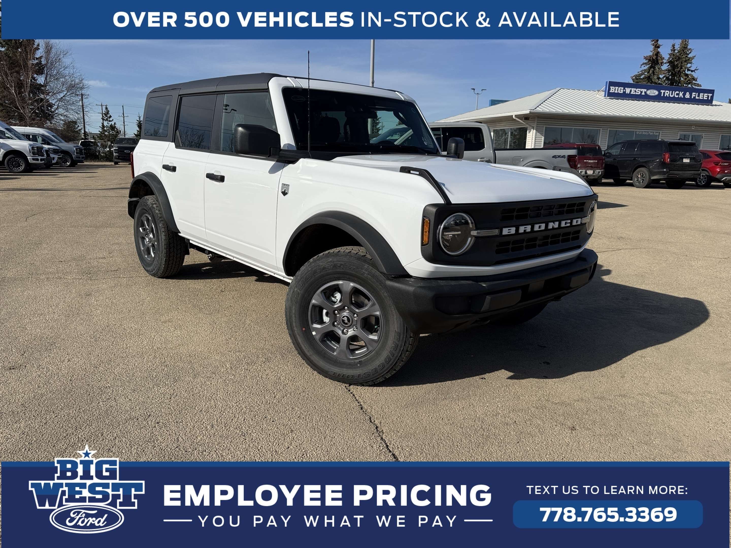 White 2026 Ford Bronco SUV / Crossover Four-Wheel Drive Automatic