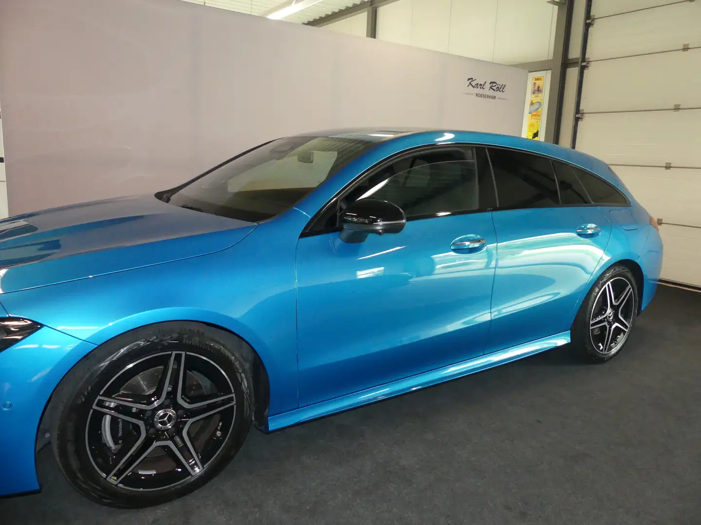 Mercedes-Benz CLA 200 SB, AMG Line Edition, STDHZ., AHK, Burm., Memory. Blau - 2