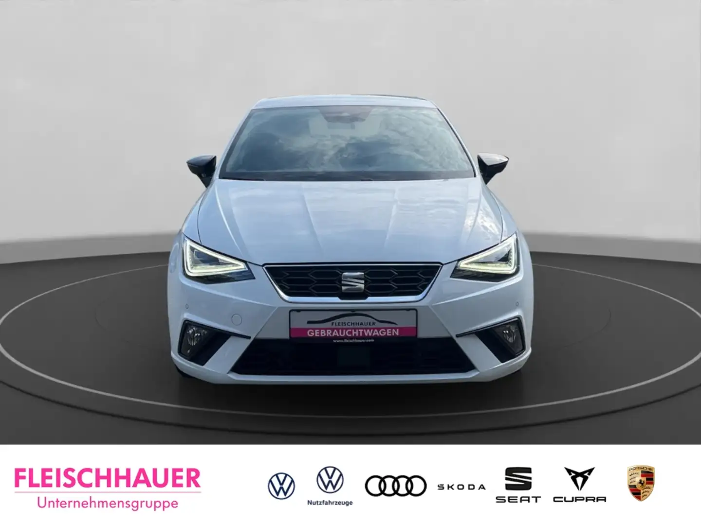 SEAT Ibiza 1.0 TSI FR LED Klima SHZG RFK FullLink PDC Weiß - 2