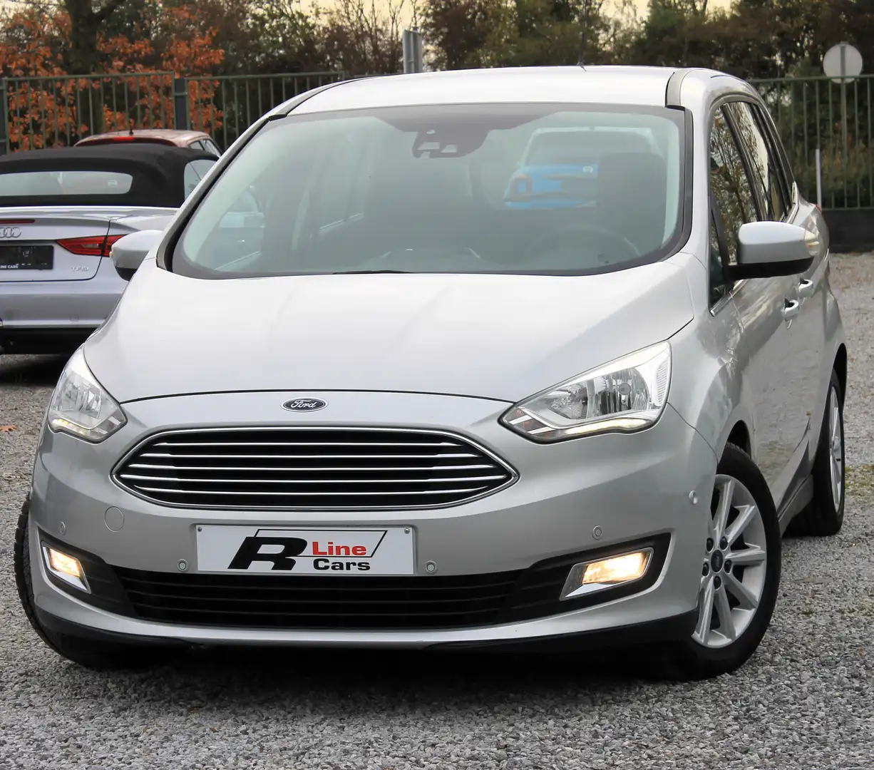 Ford Grand C-Max 1.0 ECOBOOSTE TITANIUM START/STOP CLIM GPS JTS VT Grijs - 1