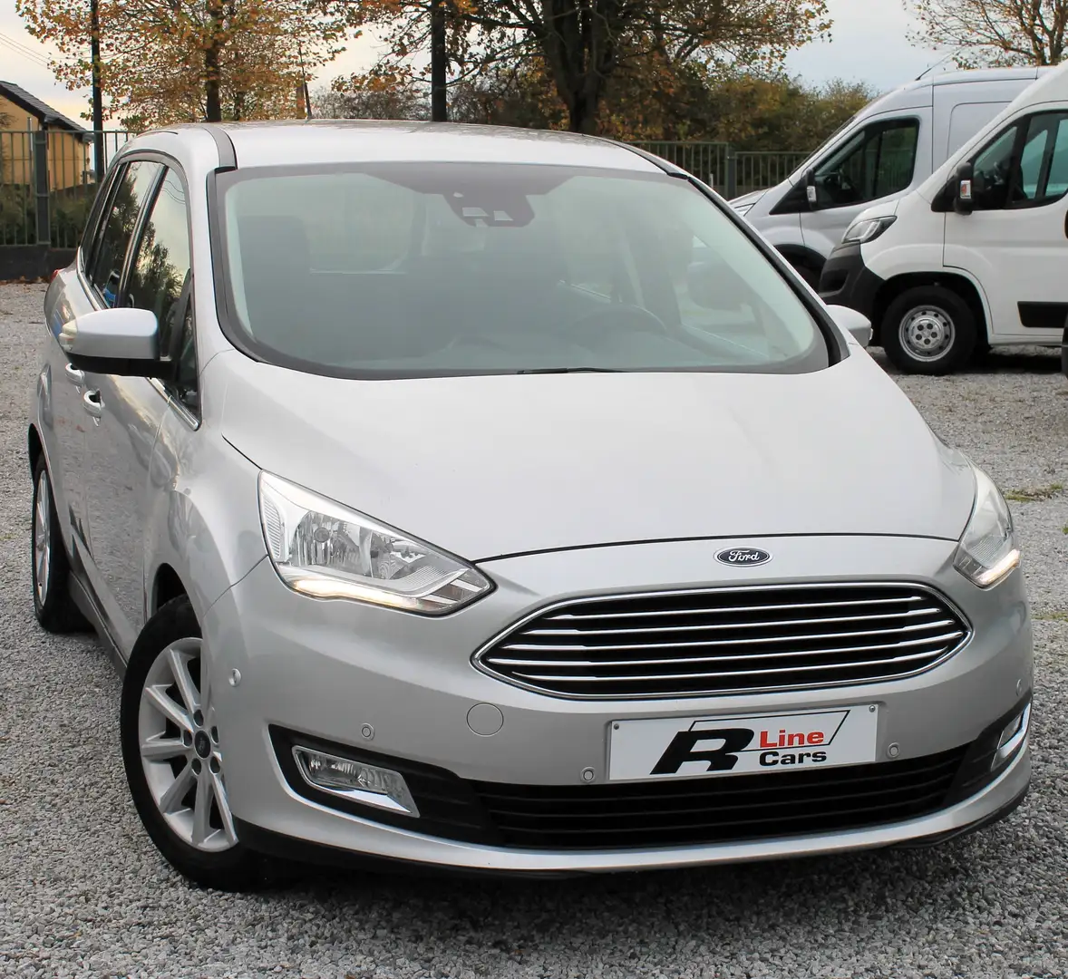 Ford Grand C-Max 1.0 ECOBOOSTE TITANIUM START/STOP CLIM GPS JTS VT Grijs - 2