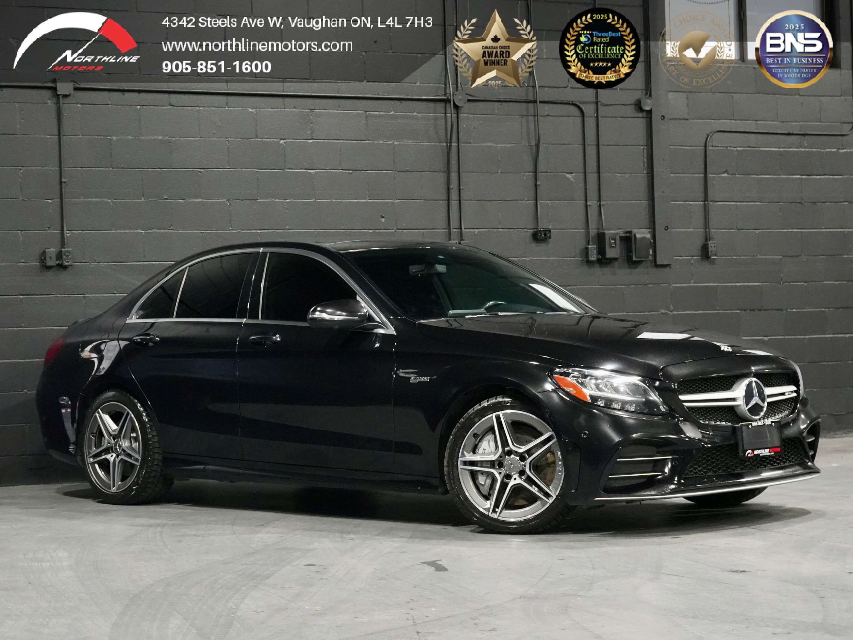 Black 2020 Mercedes-Benz C-Class AMG C 43 Sedan 4MATIC Sedan All-Wheel Drive Automatic
