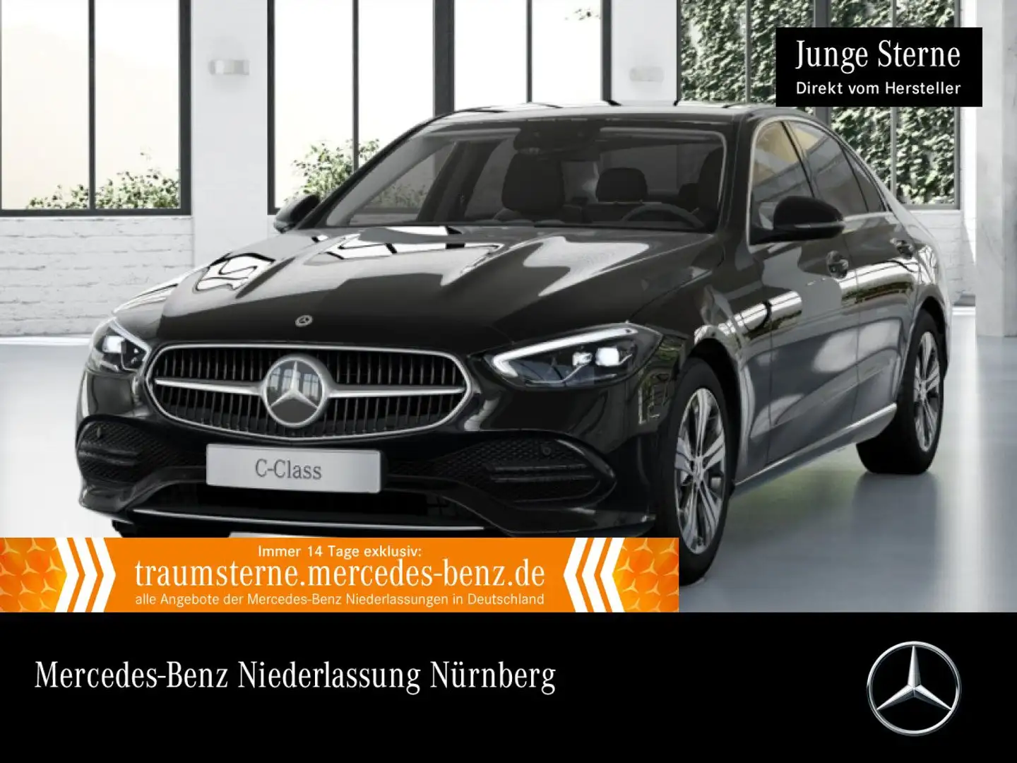 Mercedes-Benz C 300 de AVANTG+LED+KAMERA+KEYLESS+9G Schwarz - 1