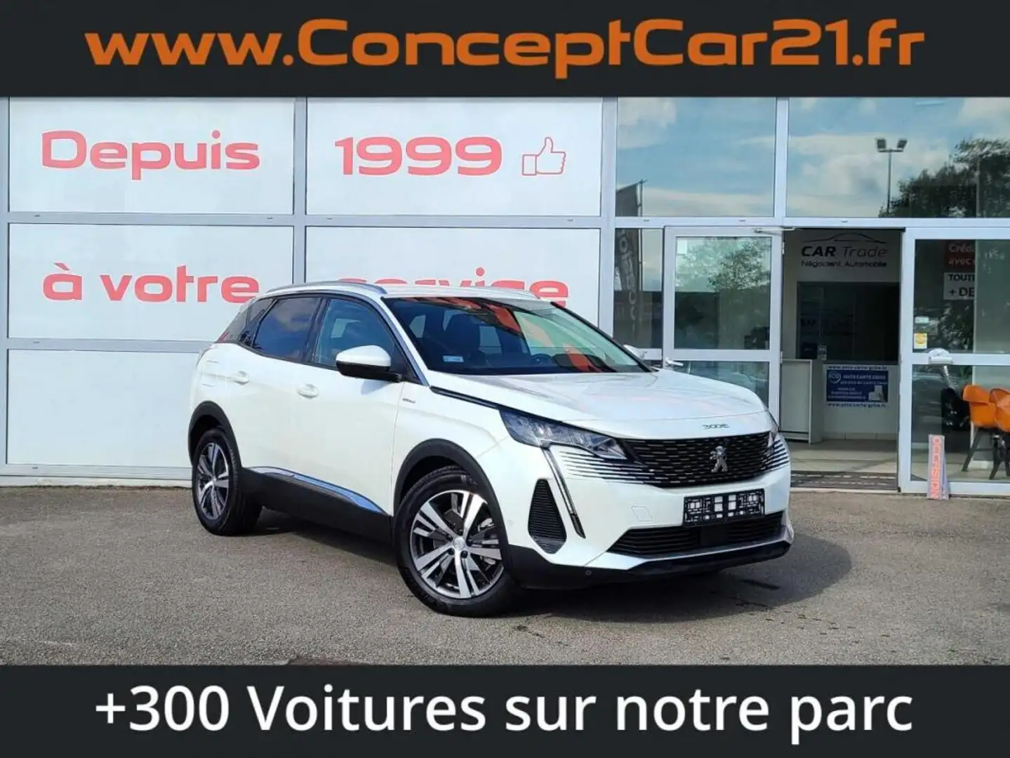 Peugeot 3008 Allure Pack HYBRID 225 e-EAT8 +  City 2 +  Drive A Blanc - 1
