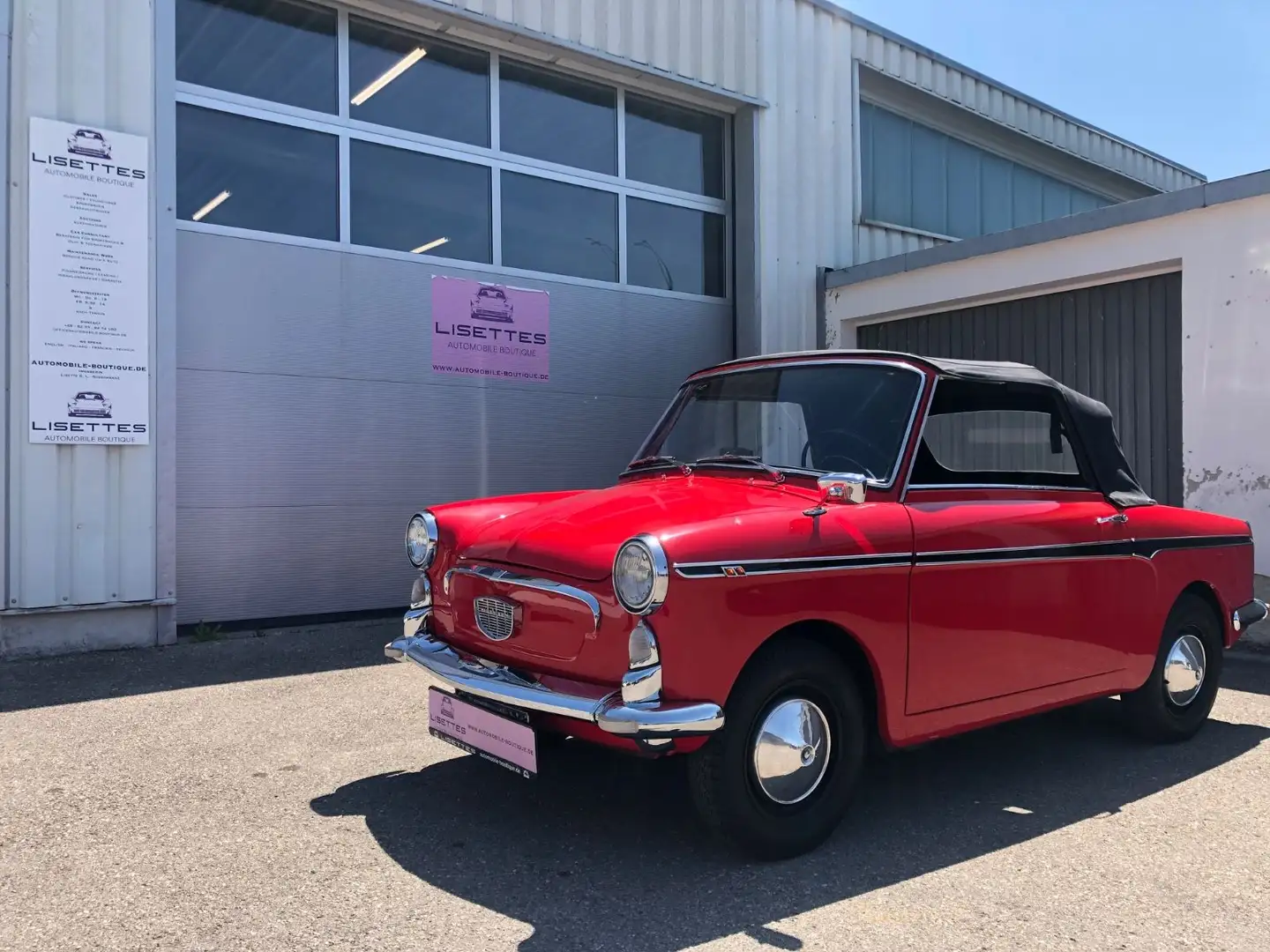 Fiat Autobianchi Bianchina Cabriolet * sehr schön Rot - 1