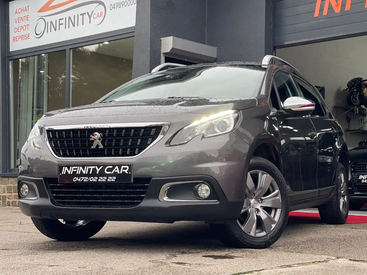 Peugeot 2008 2008 1.2i Turbo Allure S Gris - 2