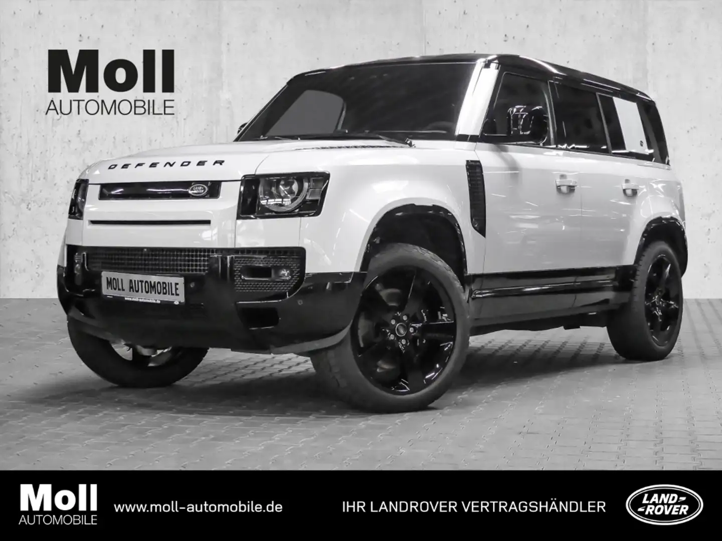Land Rover Defender 110 V8 P525 HUD Luftfederung AD Niveau AHK-el. kla Weiß - 1