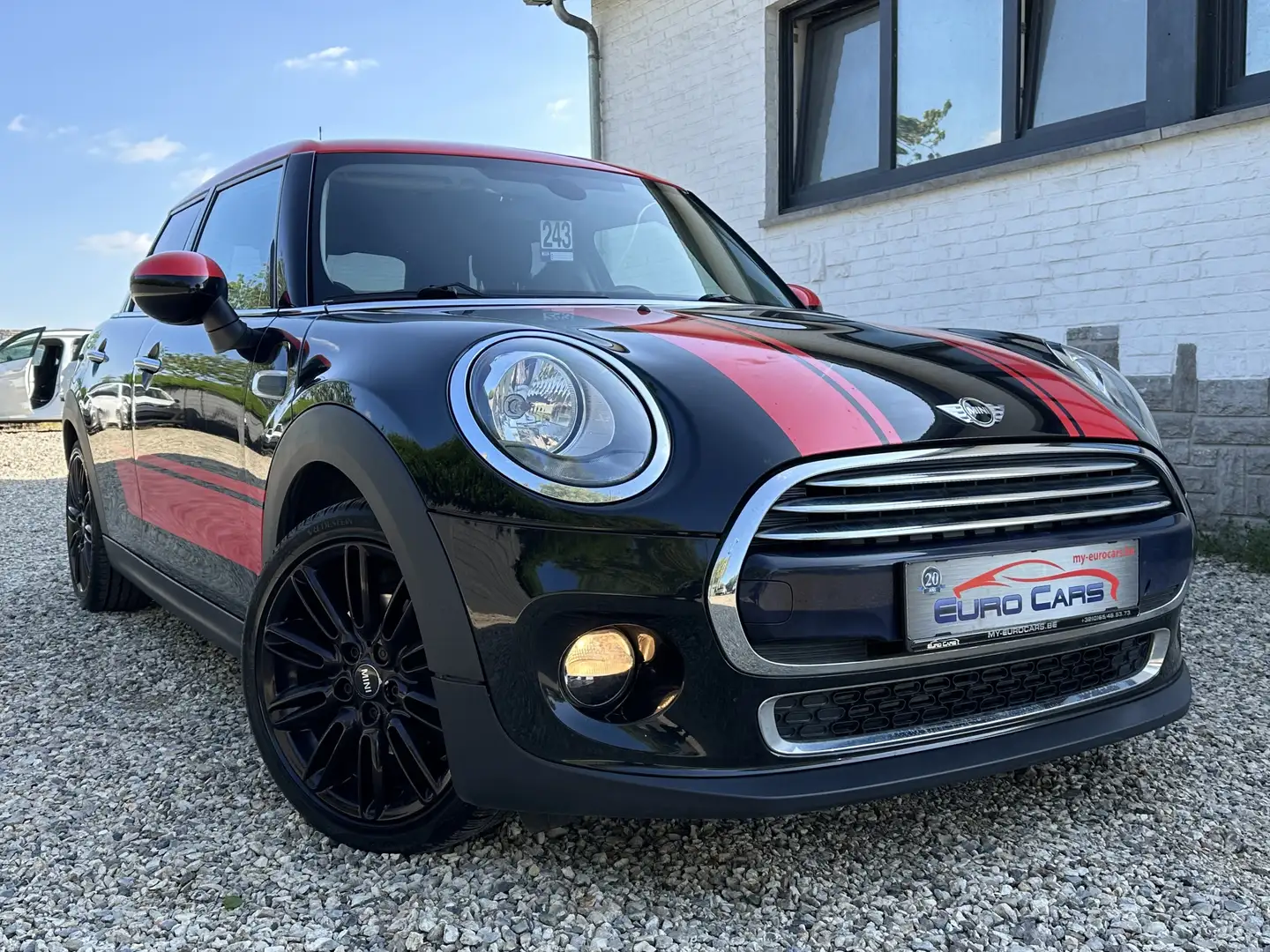 MINI Cooper D 1.5 DA AUTOMATIQUE/CUIR/CRUISE/GPS/SENSOR/LED AMB Noir - 2