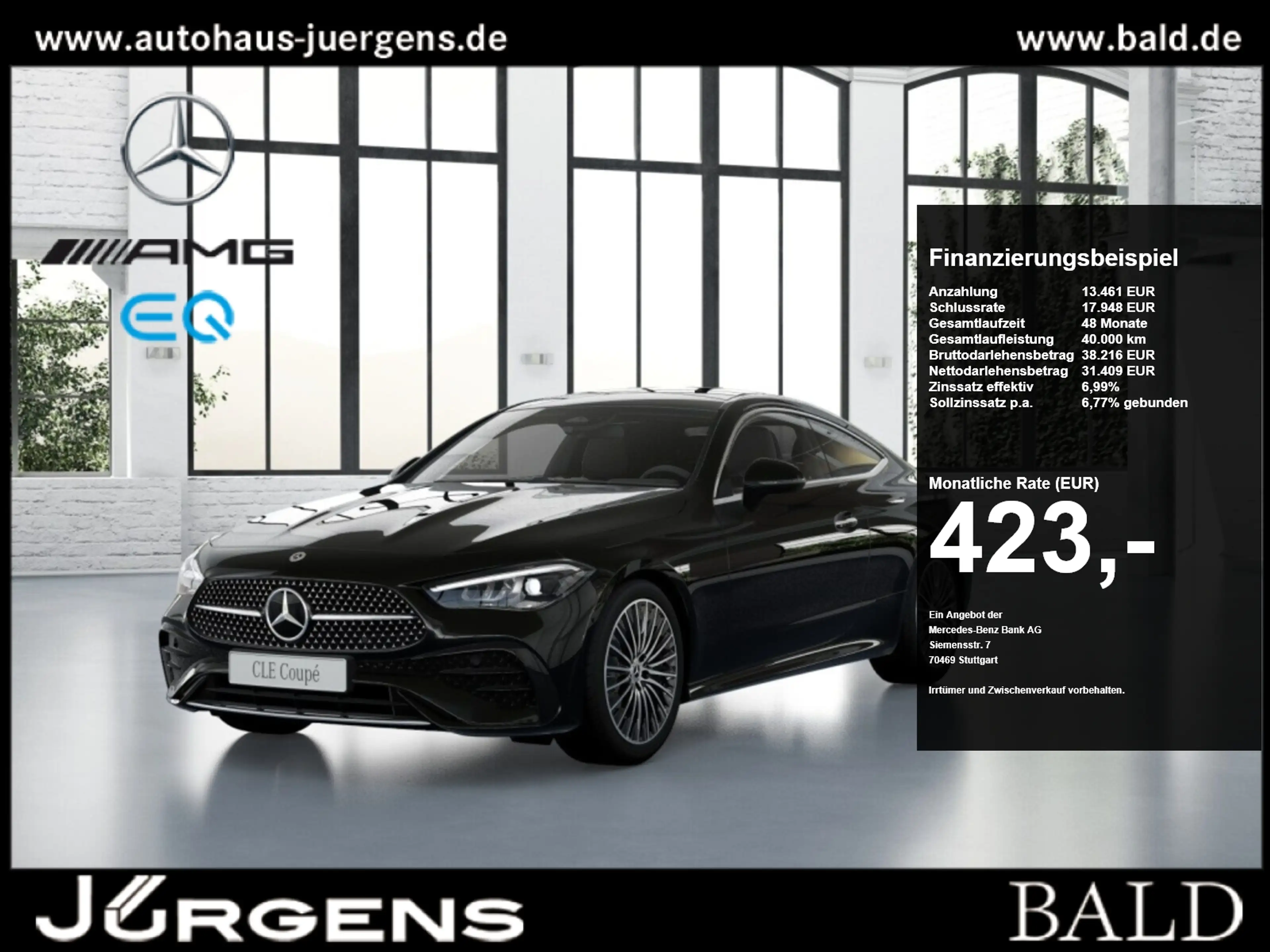 Mercedes-Benz CLE 180 Coupé AMG-Sport+Pano+Distr+Memo+Ambiente
