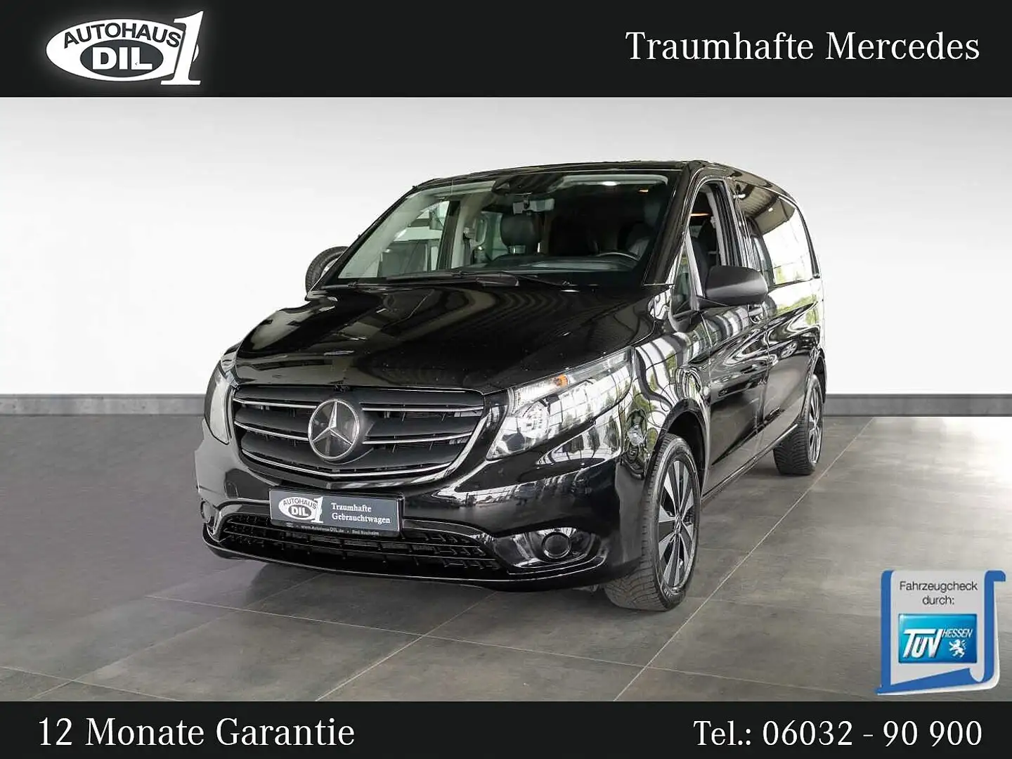 Mercedes-Benz Vito 116 CDI  Mixto kompakt *1.Hd.*AHK*Spur*R-Kamera* Schwarz - 1