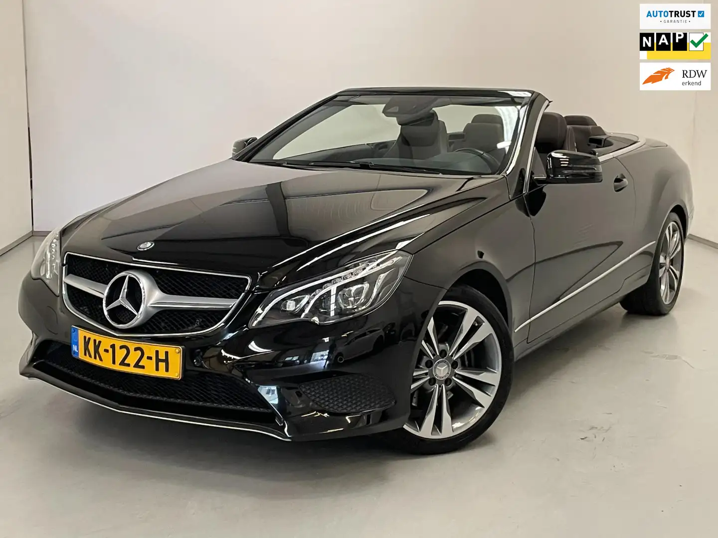 Mercedes-Benz E 250 Cabrio 250d Sport Edition / Aut / Harman / Airscar Zwart - 1