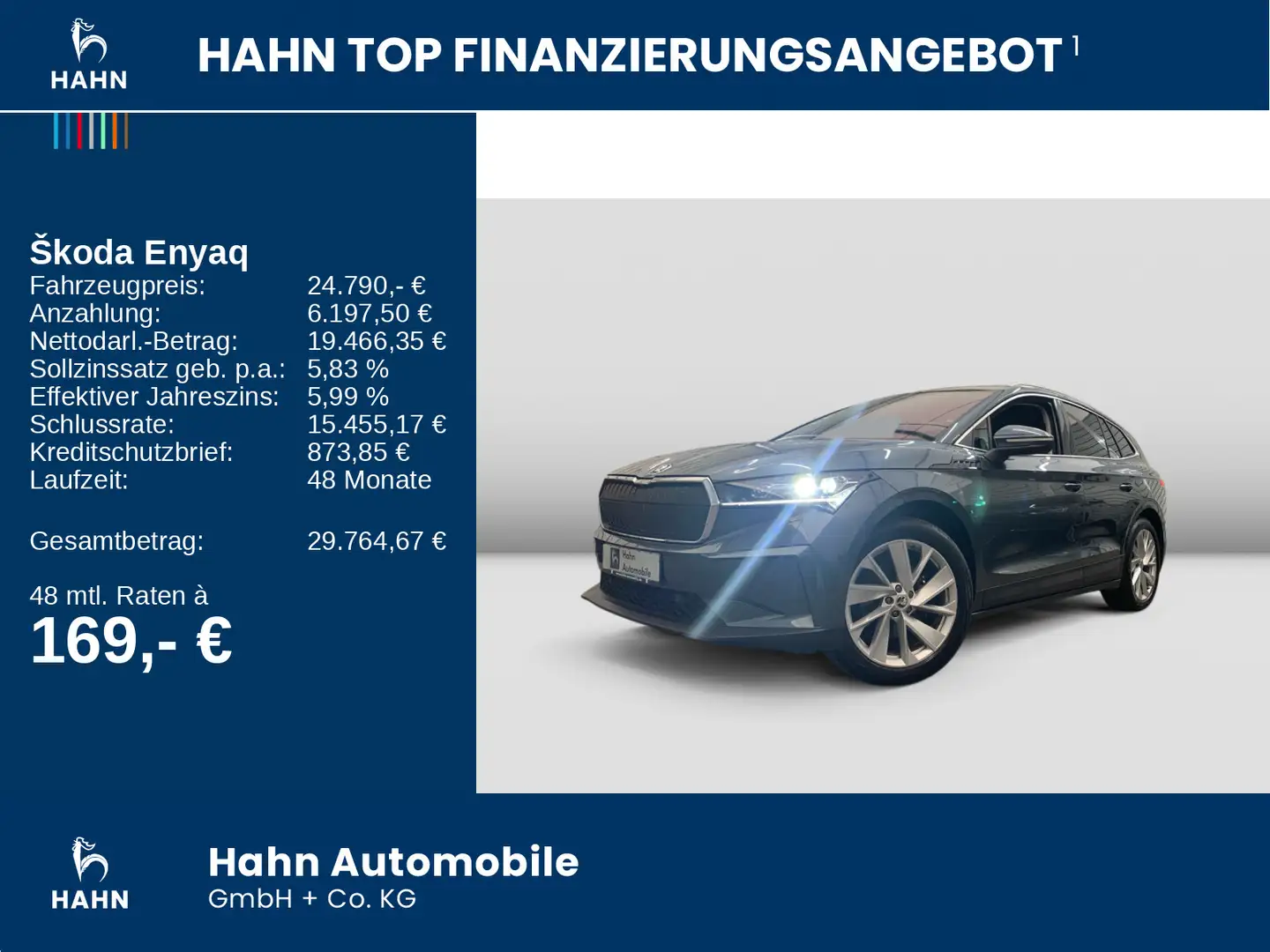 Skoda Enyaq iV 60 Loft Automatk Navi Kamera ACC LED Grau - 2