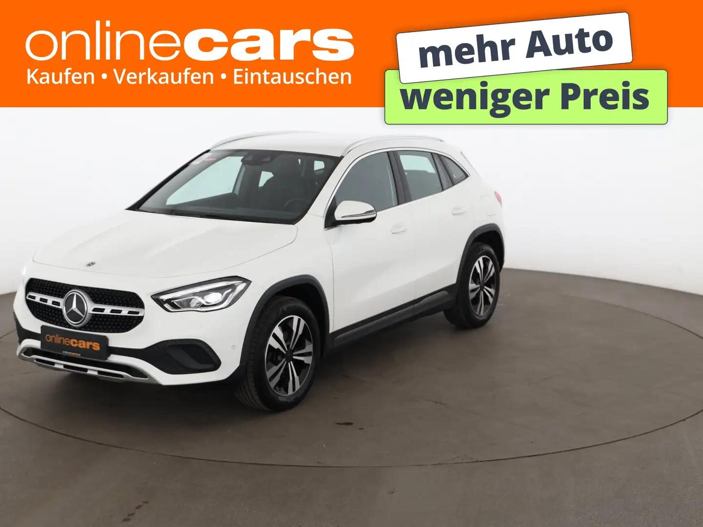 Mercedes-Benz GLA 200 Progressive Aut LED LEDER NAVI R-CAM Weiß - 1