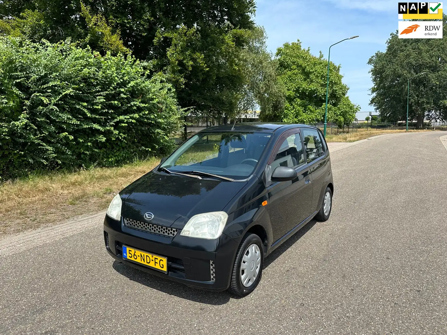 Daihatsu Cuore 1.0-12V Nagano NIEUWE APK/MOOIE AUTO/ ELEK PAKKET Negru - 1