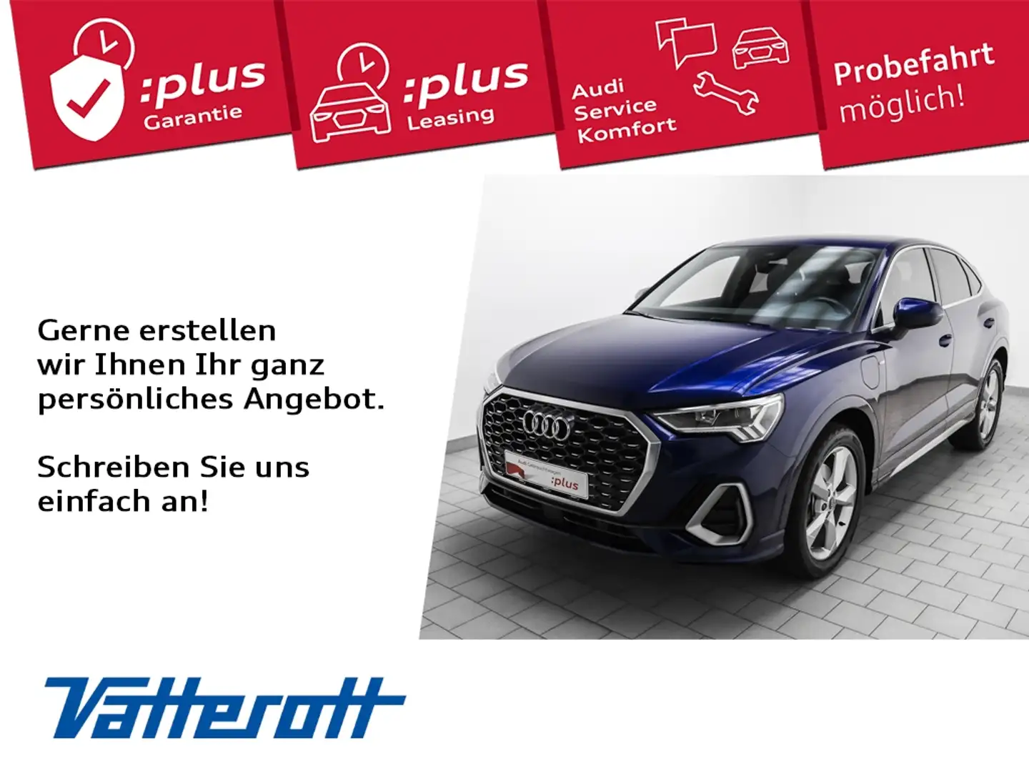 Audi Q3 Sportback 45 TFSI e S line LED AHK KAMERA Blau - 1
