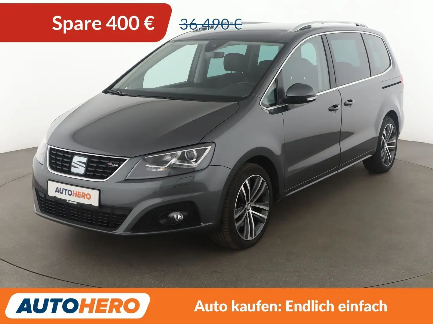 SEAT Alhambra 1.4 TSI FR-Line Aut.*XENON*ACC*CAM*PDC*SHZ Grau - 1