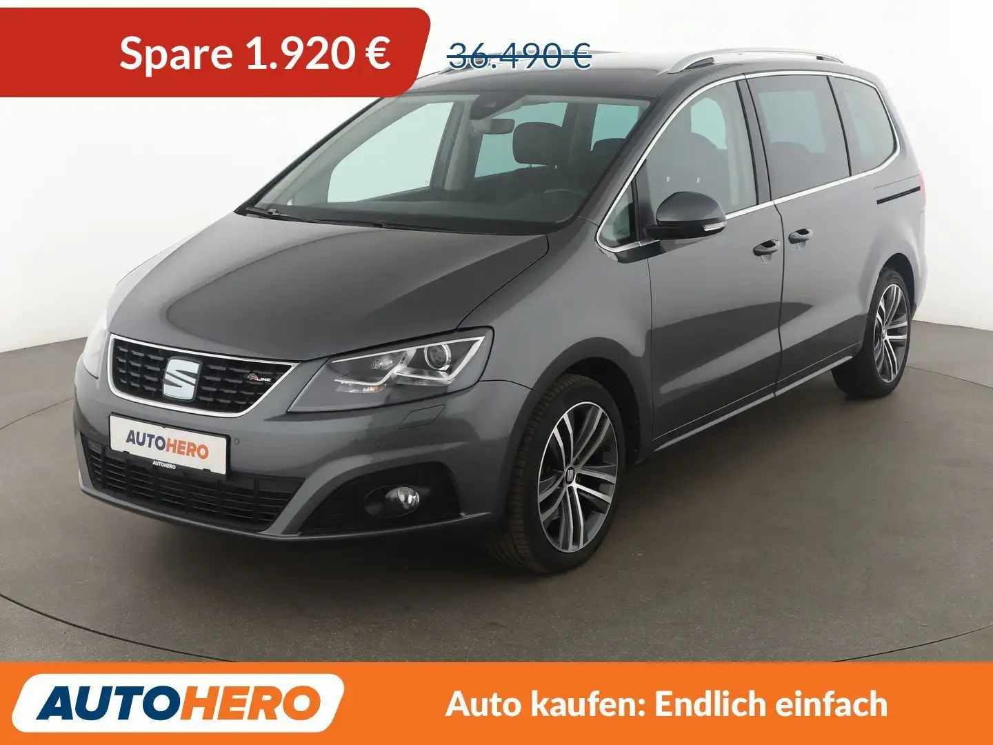 SEAT Alhambra 1.4 TSI FR-Line Aut.*XENON*ACC*CAM*PDC*SHZ Grau - 1