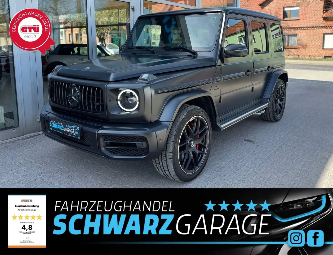 Mercedes-Benz G 63 AMG *MAGNO*MASSAGE*KLAPPEN-AGA* Black - 1