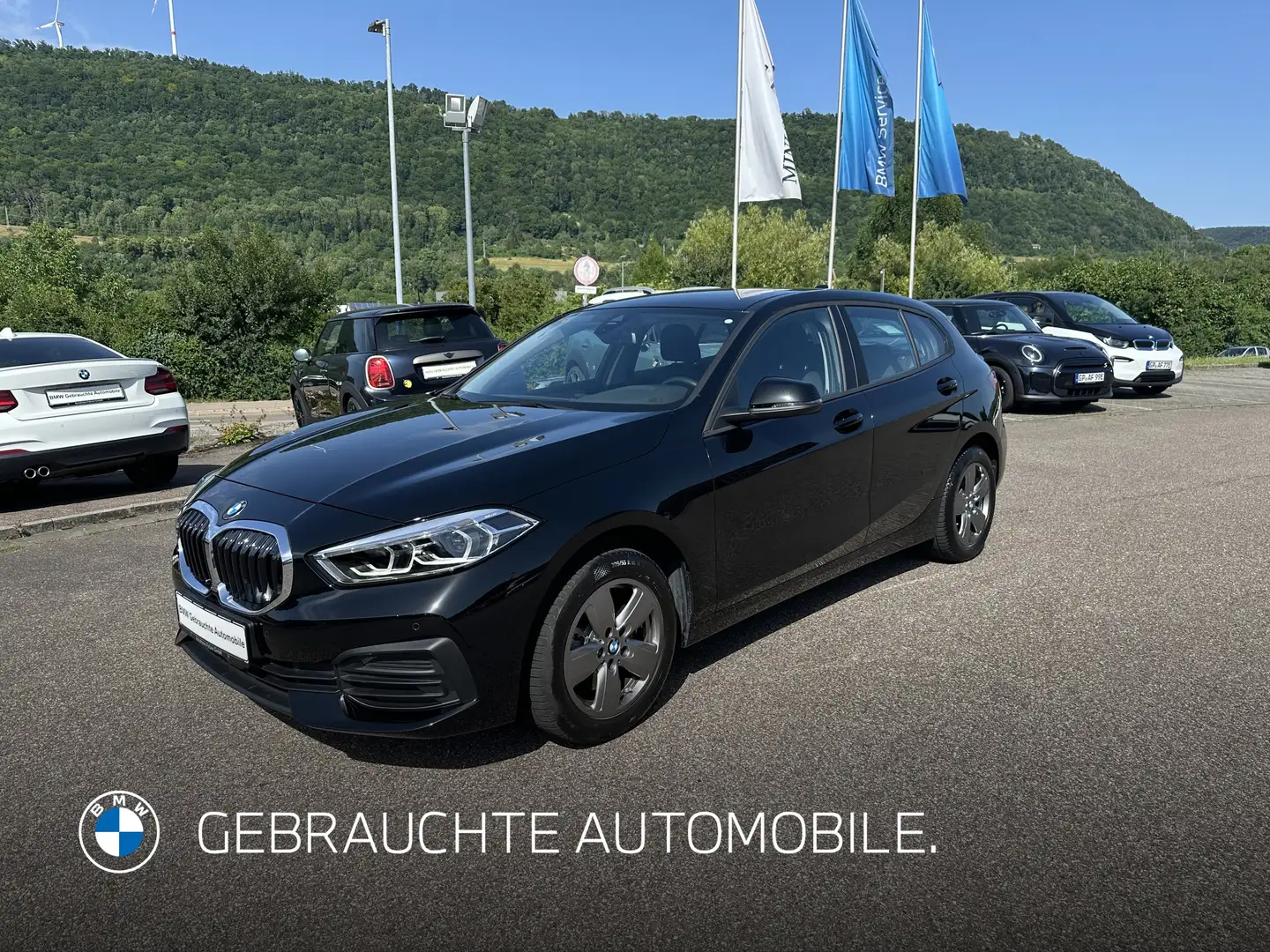 BMW 118 i Advantage DAB LED WLAN Tempomat Klimaaut. Schwarz - 1