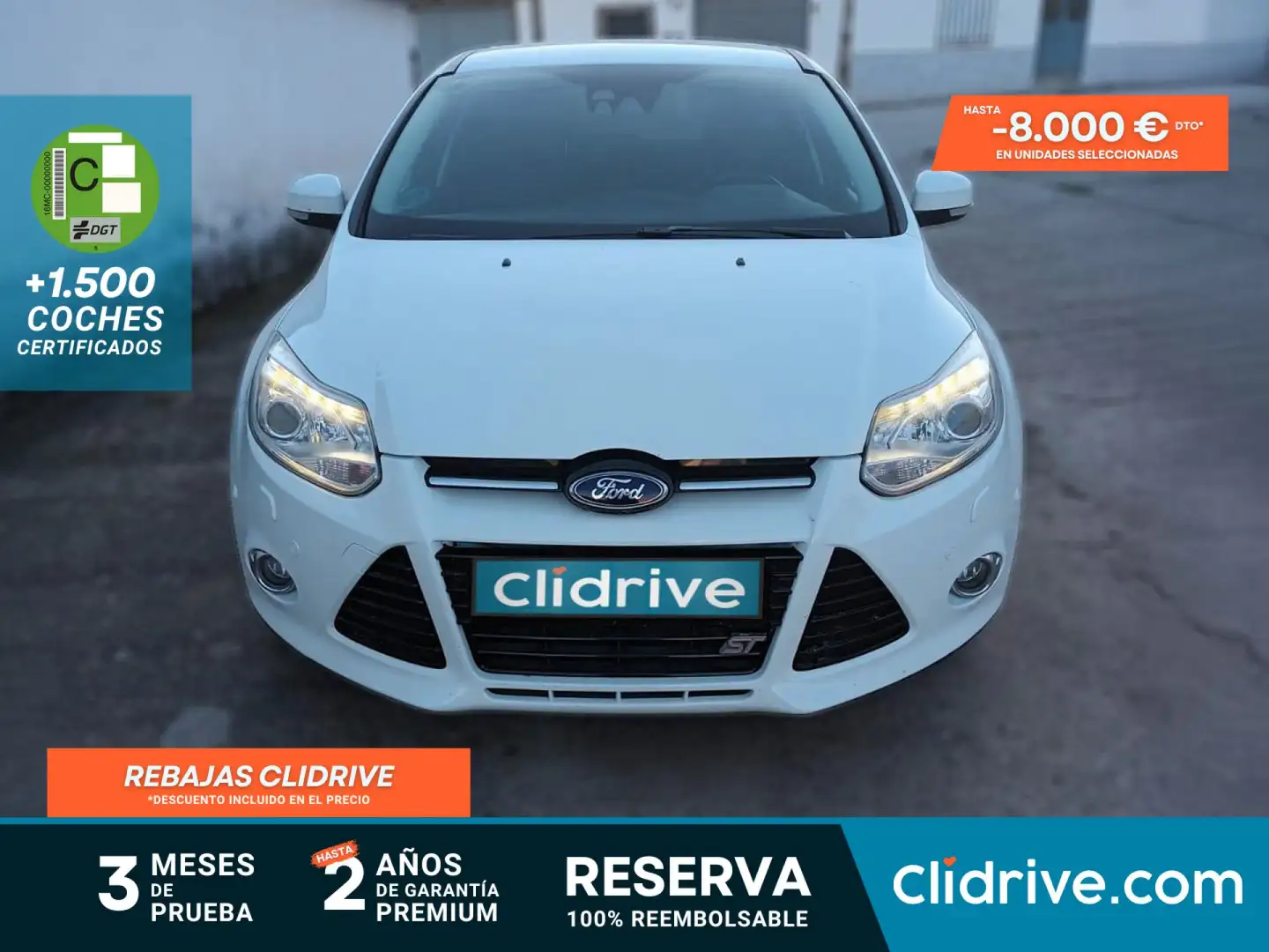 Ford Focus 1.0 Ecoboost Auto-S&S Sport 125 Blanco - 1