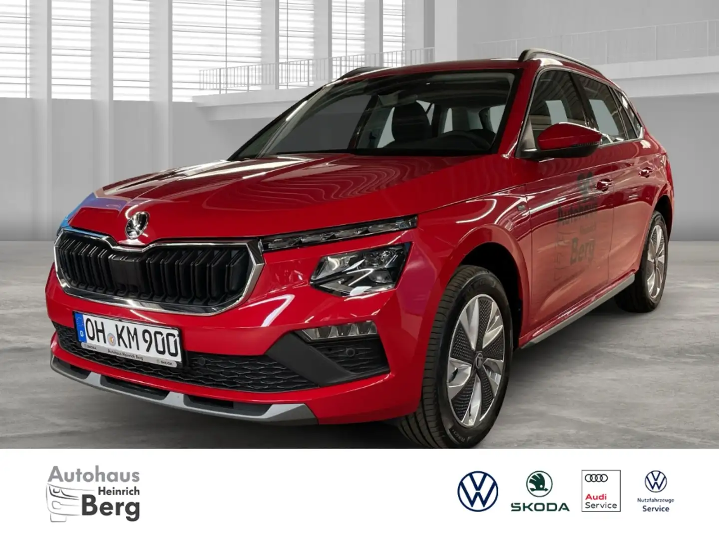 Skoda Kamiq Tour 1.0 TSI DSG AHK Navi Digitales Cockpit LED Sp Rouge - 1