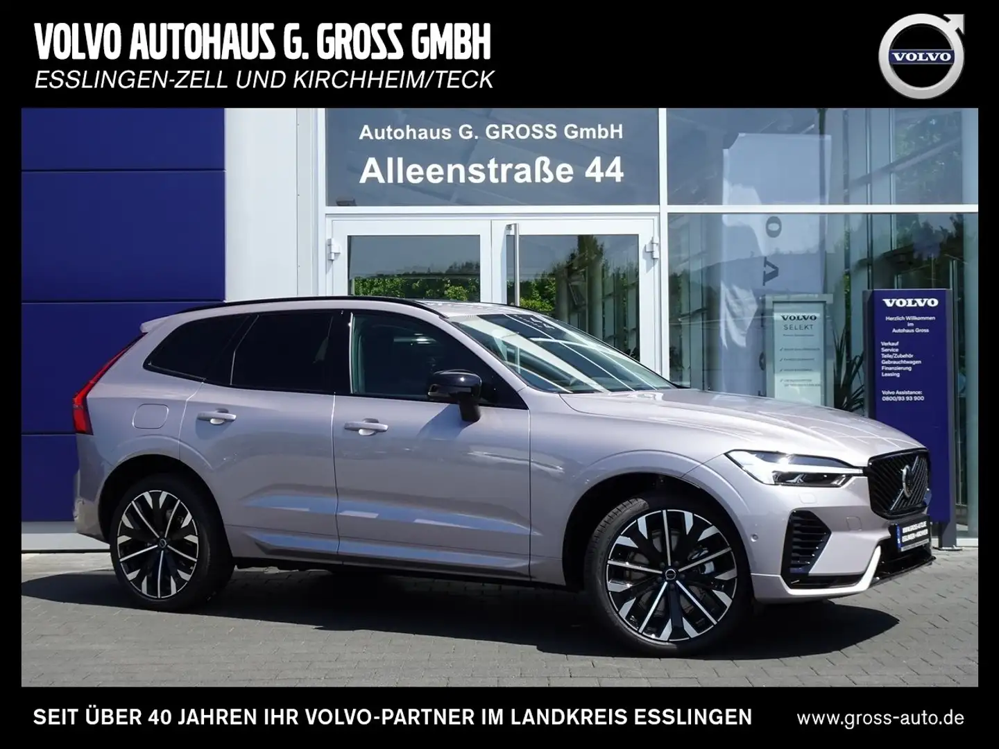 Volvo XC60 T8 AWD Ultra Dark Geartronic Recharge Argento - 1