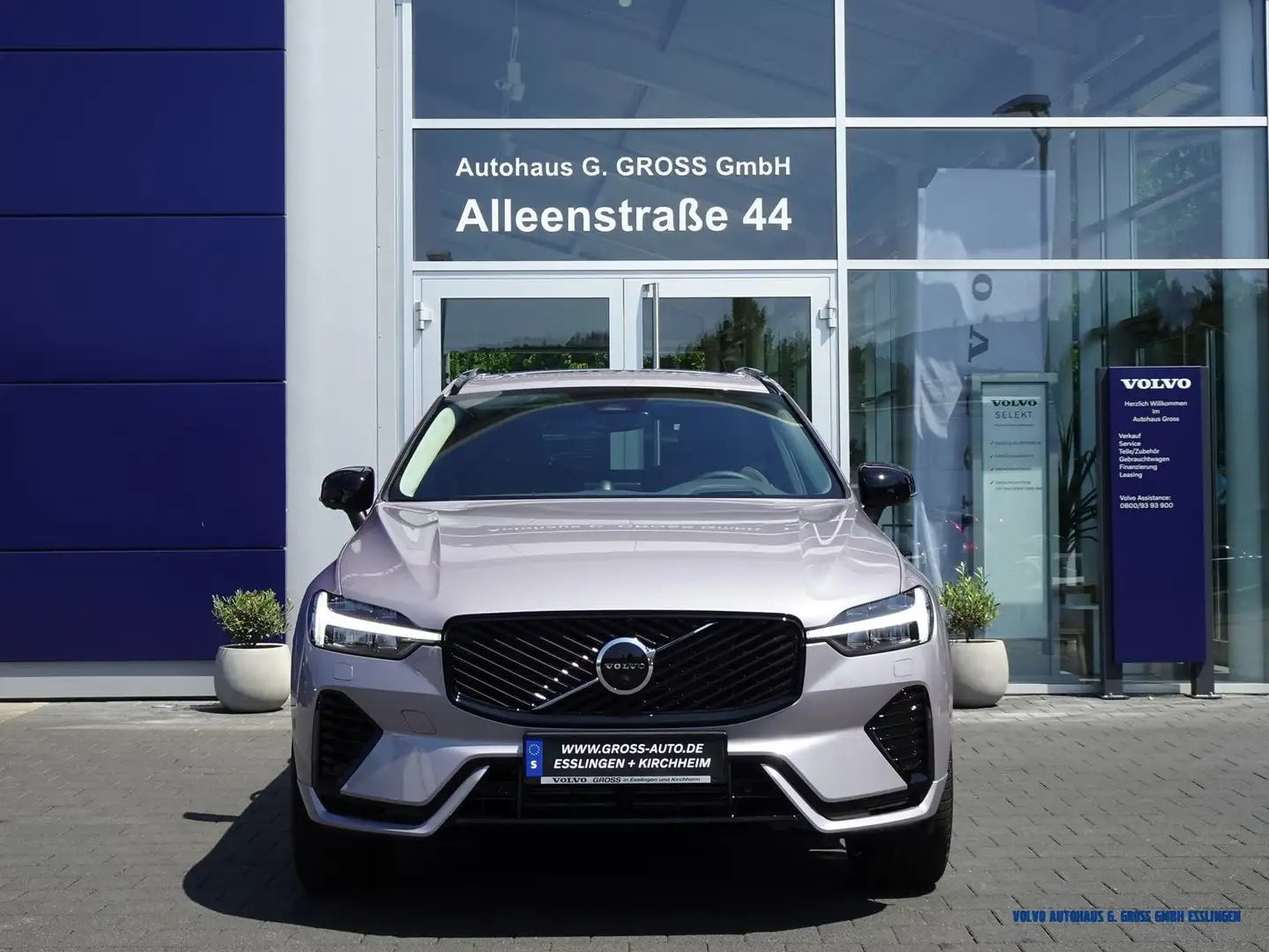 Volvo XC60 T8 AWD Ultra Dark Geartronic Recharge Argento - 2