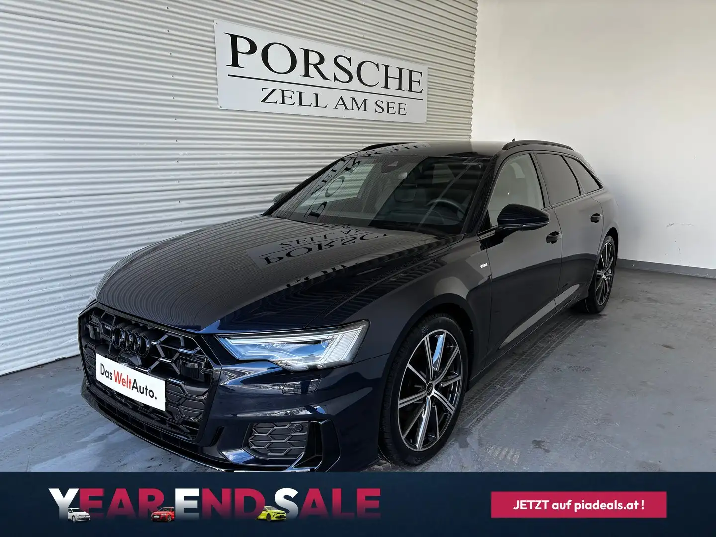 Audi A6 40 TDI quattro S line Blau - 1