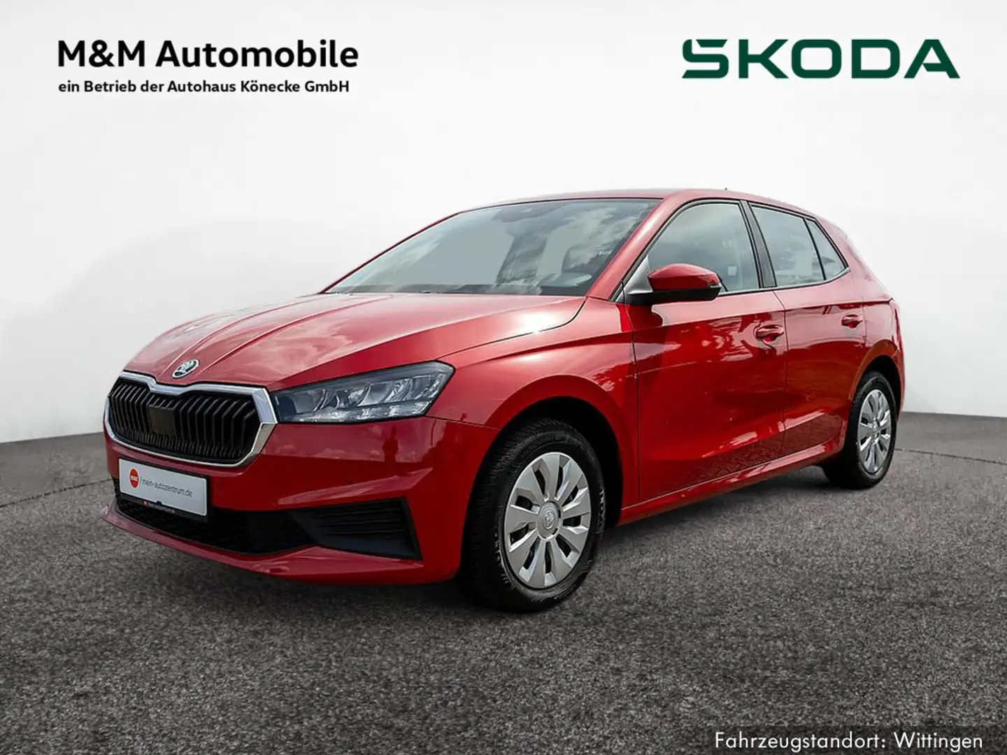 Skoda Fabia 1.0 MPI Ambition Aktionsfahrzeug LED KA Rouge - 1