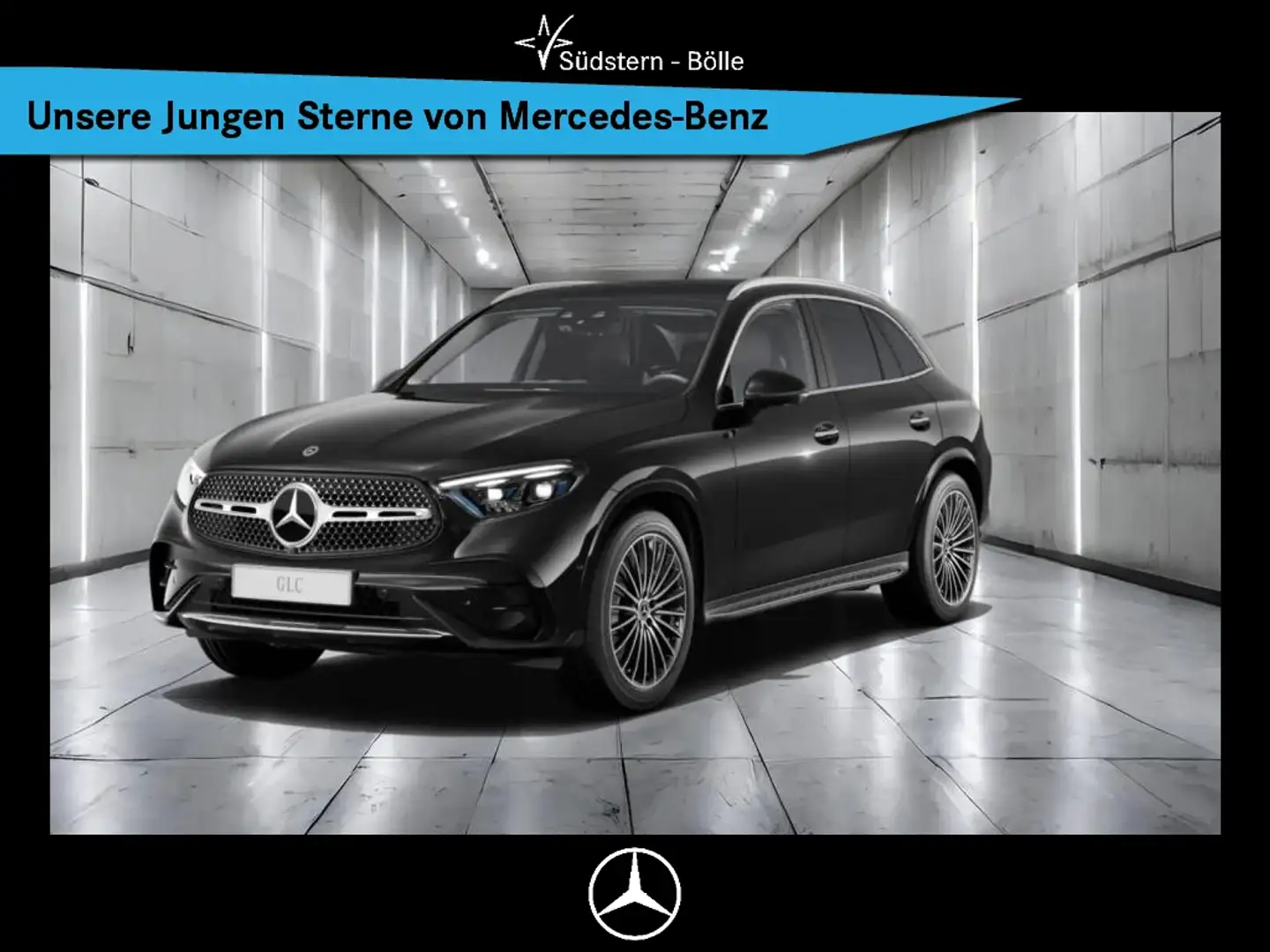 Mercedes-Benz GLC 300 d 4M AMG+AMBIENTE+DISTRO+MEMORY+MBUX+AHK Schwarz - 1