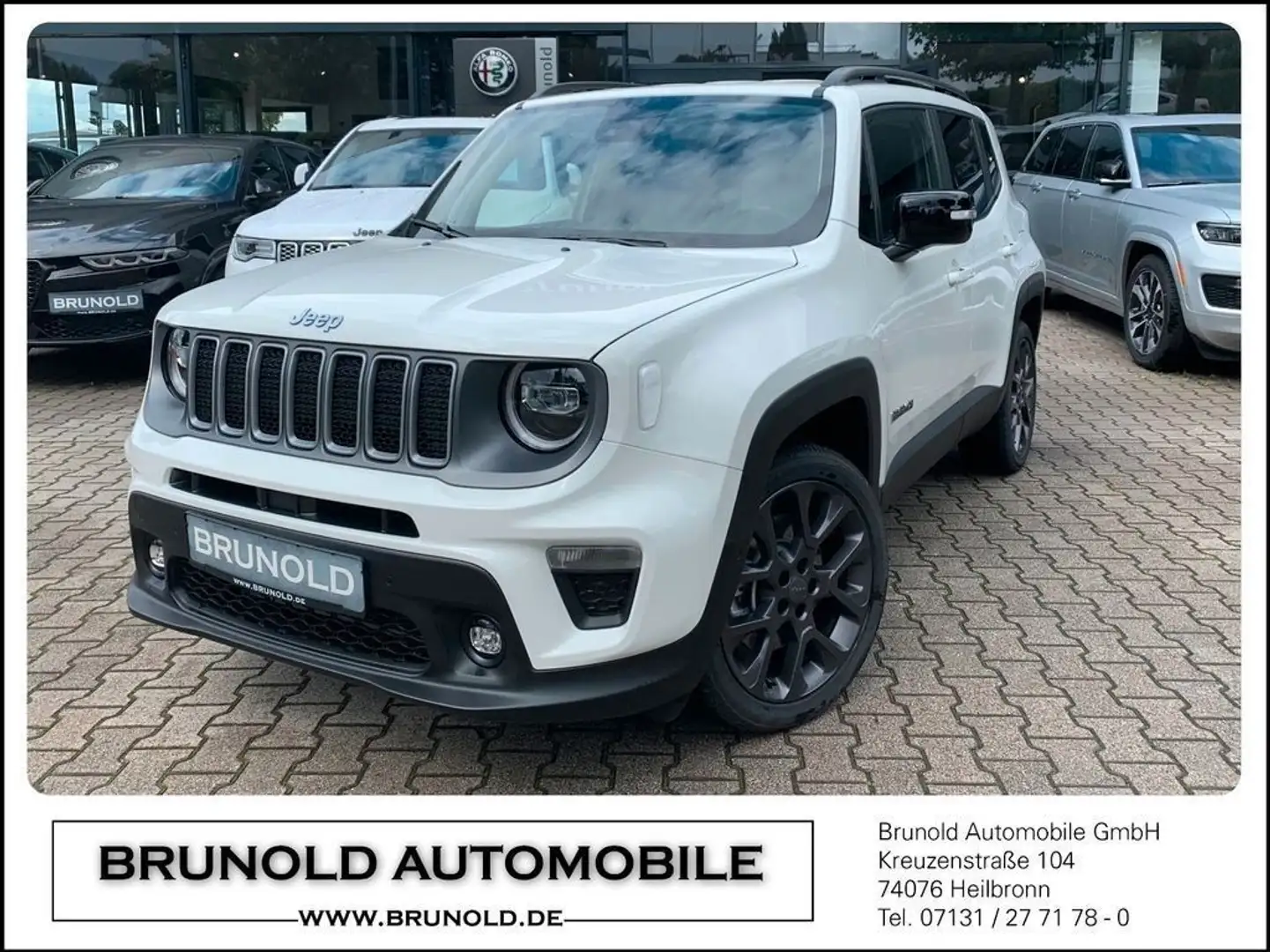 Jeep Renegade RENEGADE PHEV MY23 S-Edition+4x4+19"+LEDER+LED+ Weiß - 1