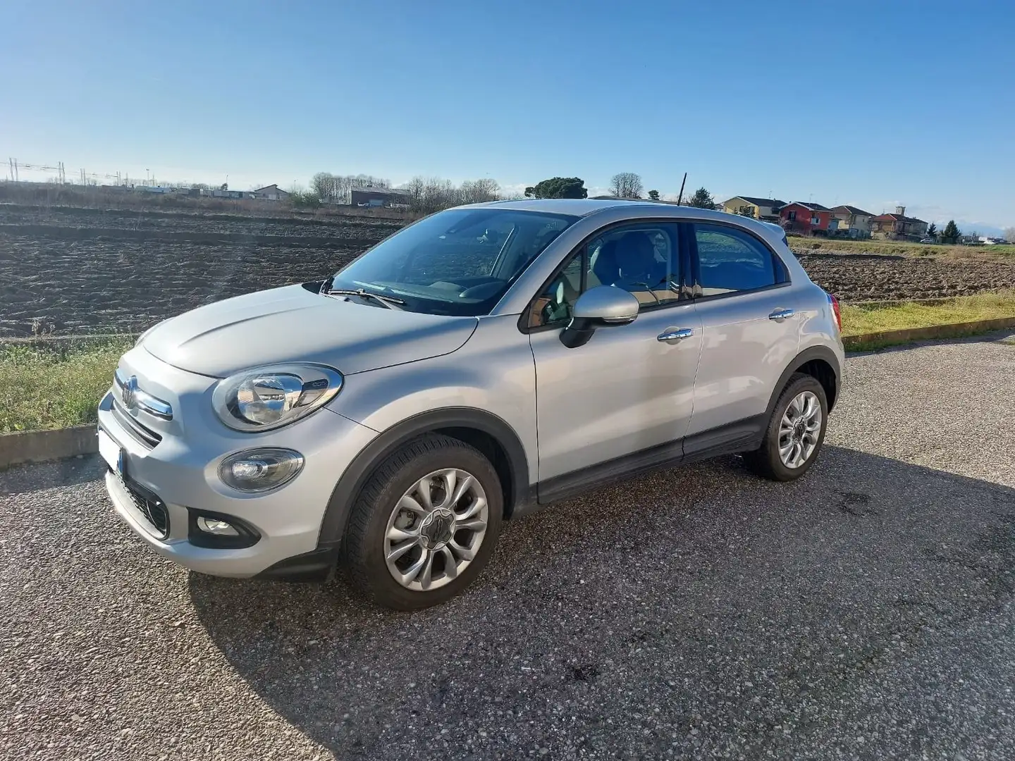 Fiat 500X 1.6 mjt Lounge 120cv DPF NAVY TEL EURO 6 !! Argento - 1