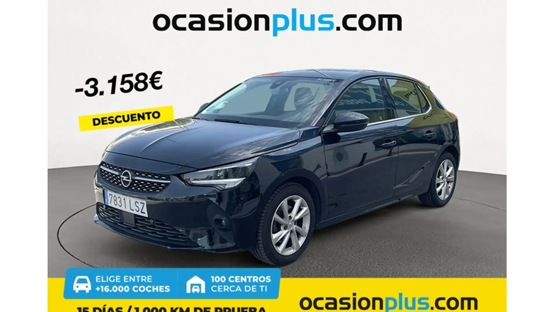 Opel Corsa 1.2T XHT S/S Elegance AT8 100 Schwarz - 1