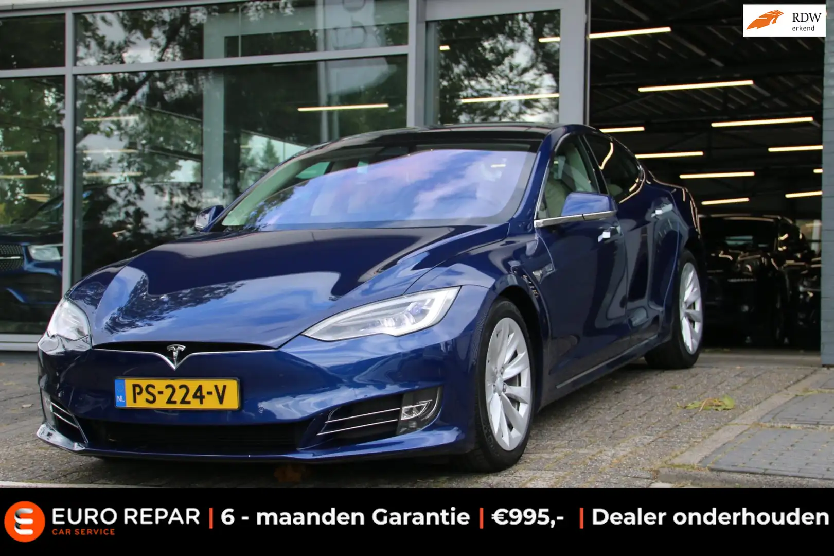 Tesla Model S 75D Base Blau - 1