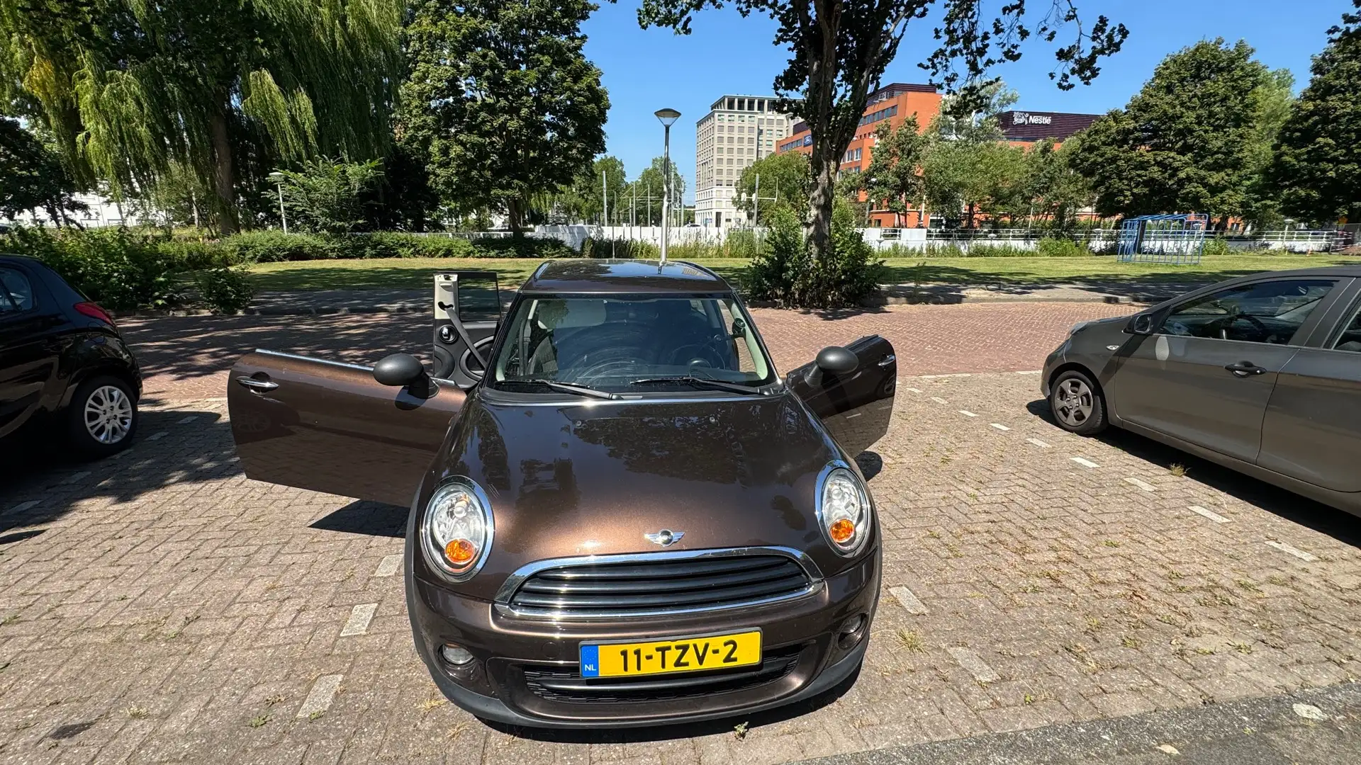 MINI Cooper 1.6 One D Chili Marrón - 1