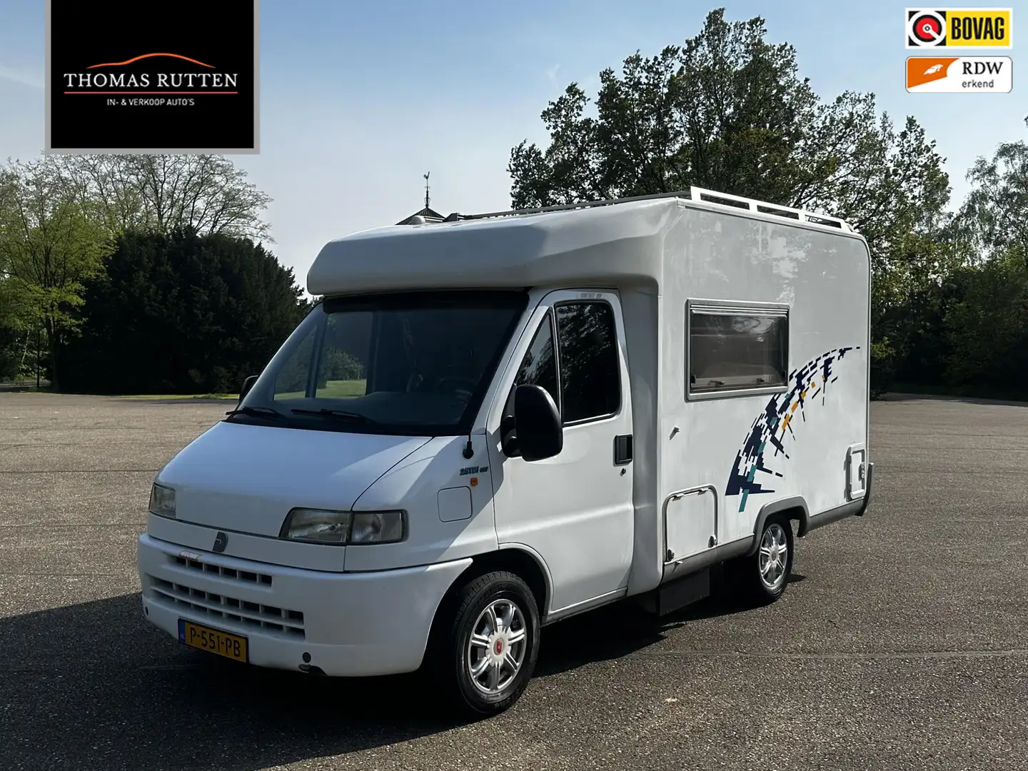 Fiat 230 Dethleffs Globebus 1 Camper 2.5TD Globetr Weiß - 1