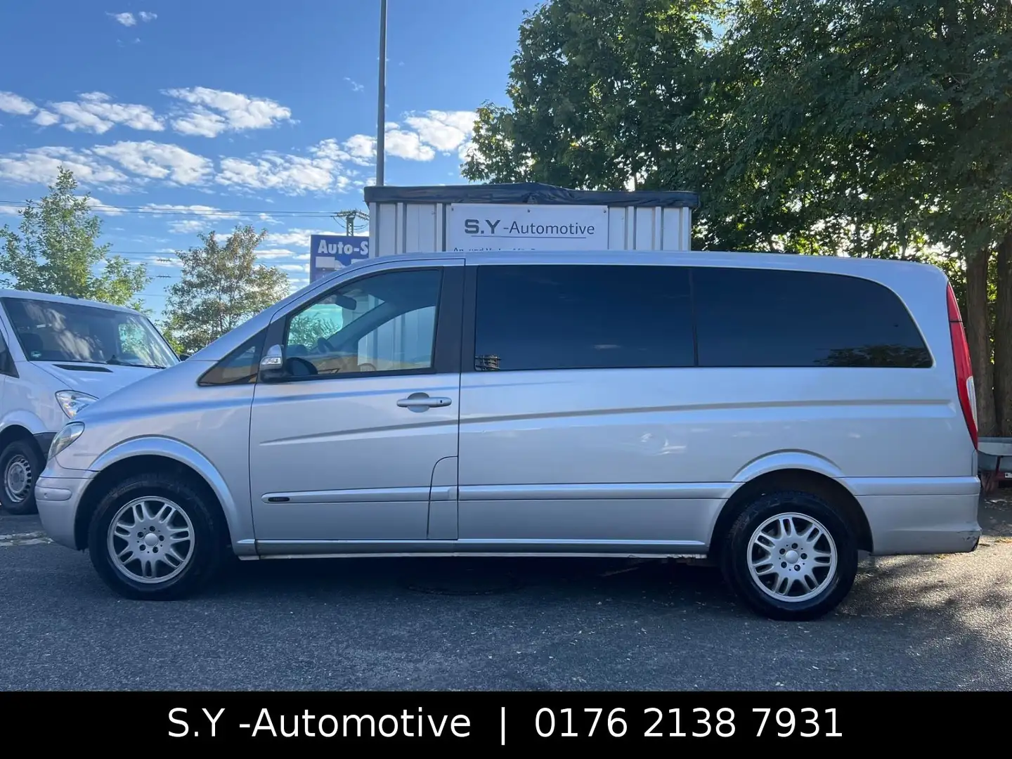 Mercedes-Benz Viano CDI lang |Klima|6 Sitze|Leder|PDC|AHK|EU4 Silber - 2