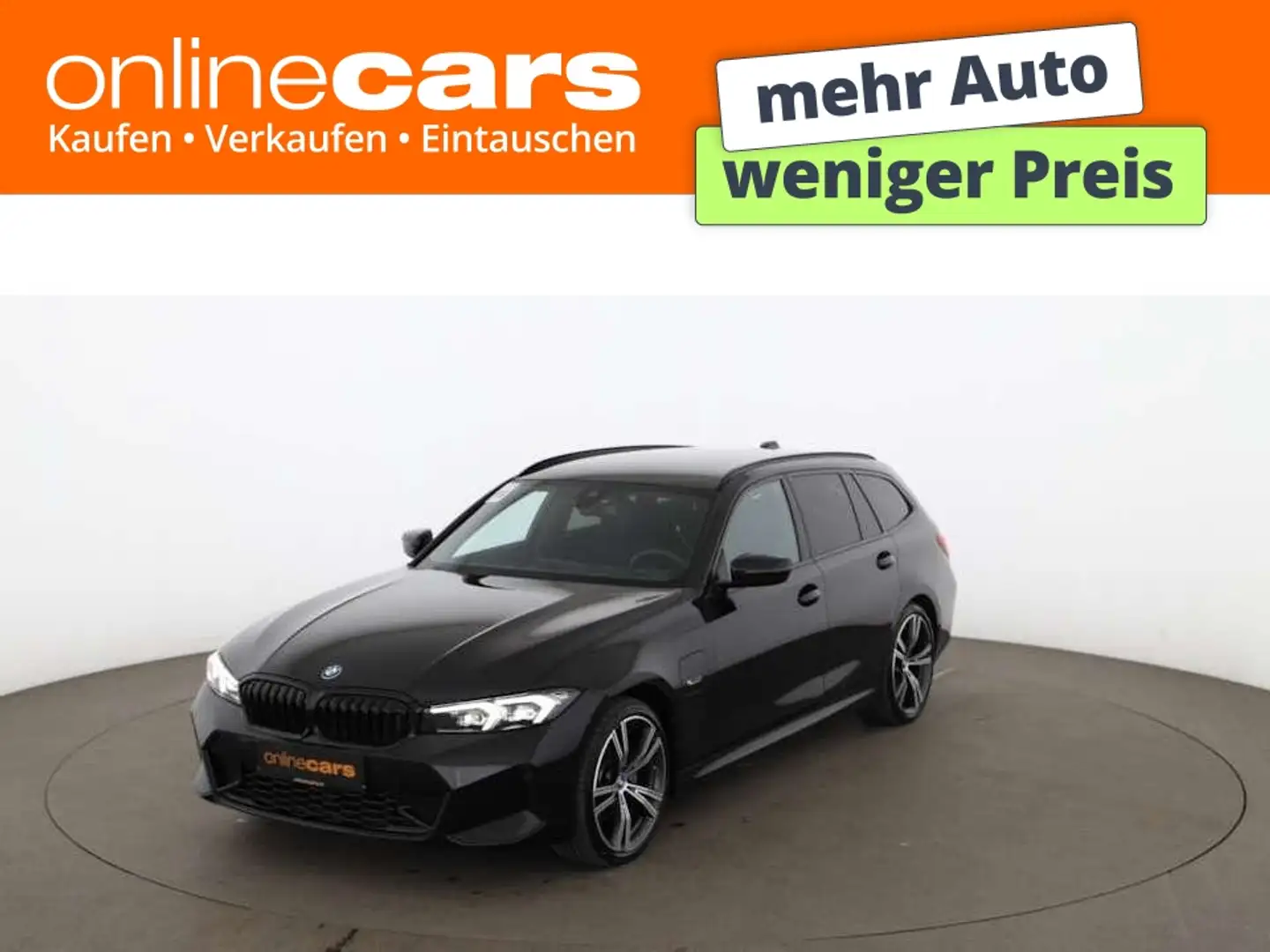 BMW 320 e Touring M-Sport Aut LED HEAD-UP LEDER NAVI Schwarz - 1