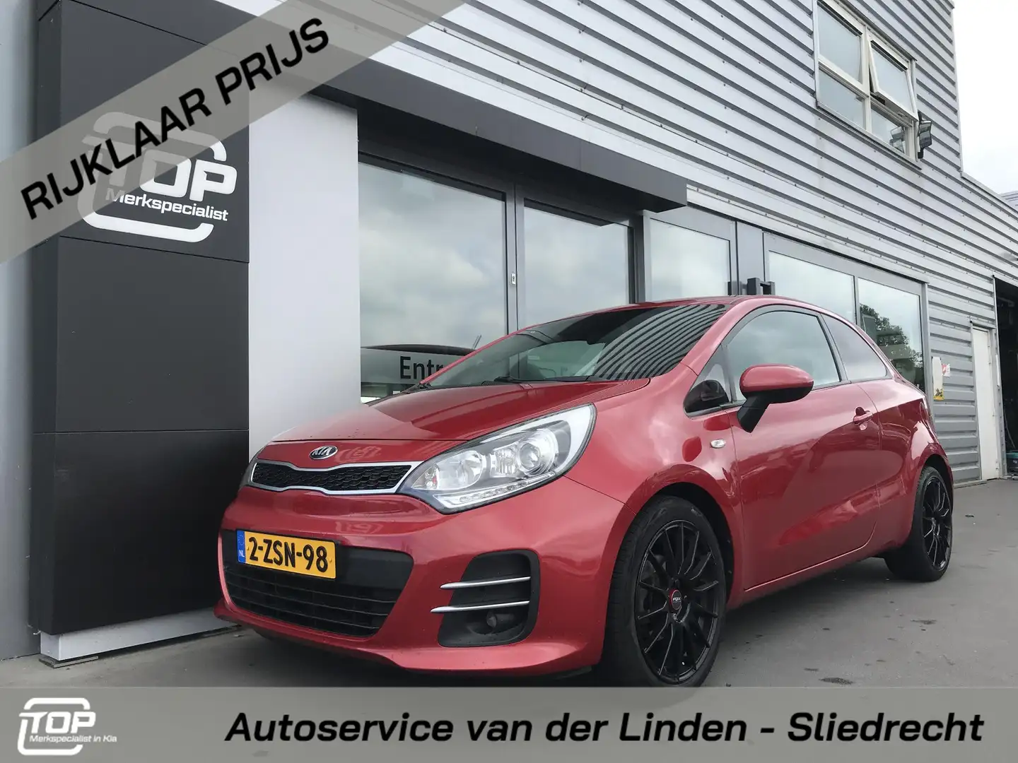 Kia Rio 1.2 DynamicLine Navi Rood - 1