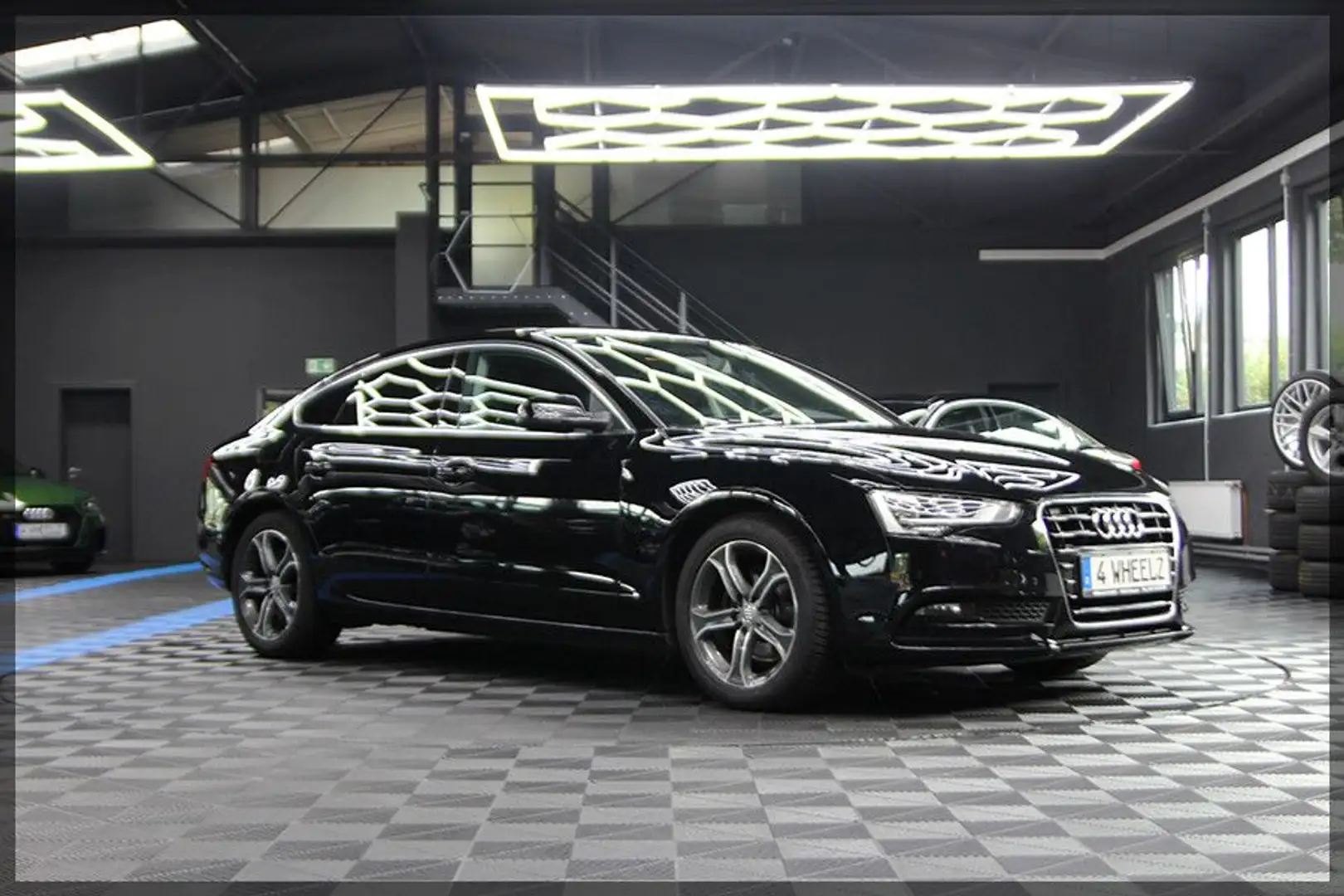 Audi A5 1.8 TFSI Sportback KEYLESS GO / PDC / SITZHEI Negro - 1