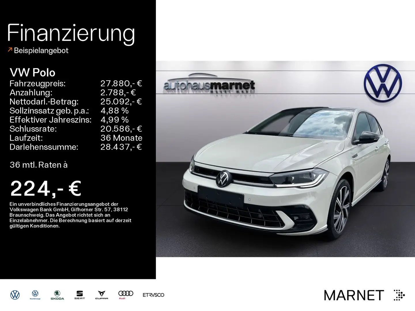 Volkswagen Polo 1.0 TSI DSG R-Line IQ LIGHT*17Z*NAV*APP*DAB Gris - 1