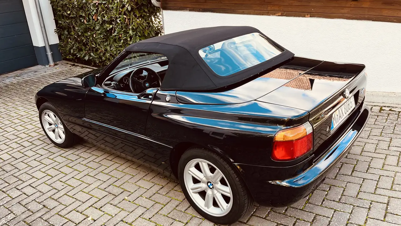 BMW Z1 Traumschwarz mit Sportsitze Camouflage/Nepomuk Leder, foto 4
